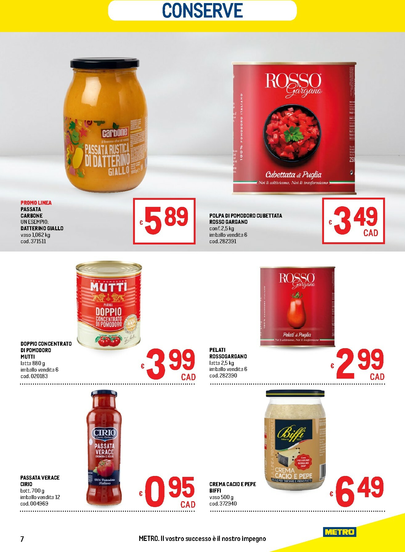 metro - Volantino Metro - Offerte per il tuo Menù valido dal 19/02/2026 al 04/03/2026 - page: 7