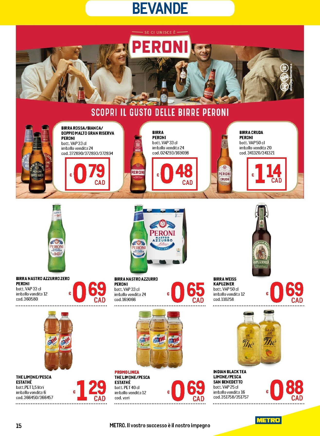 metro - Volantino Metro - Offerte per il tuo Menù valido dal 19/02/2026 al 04/03/2026 - page: 15