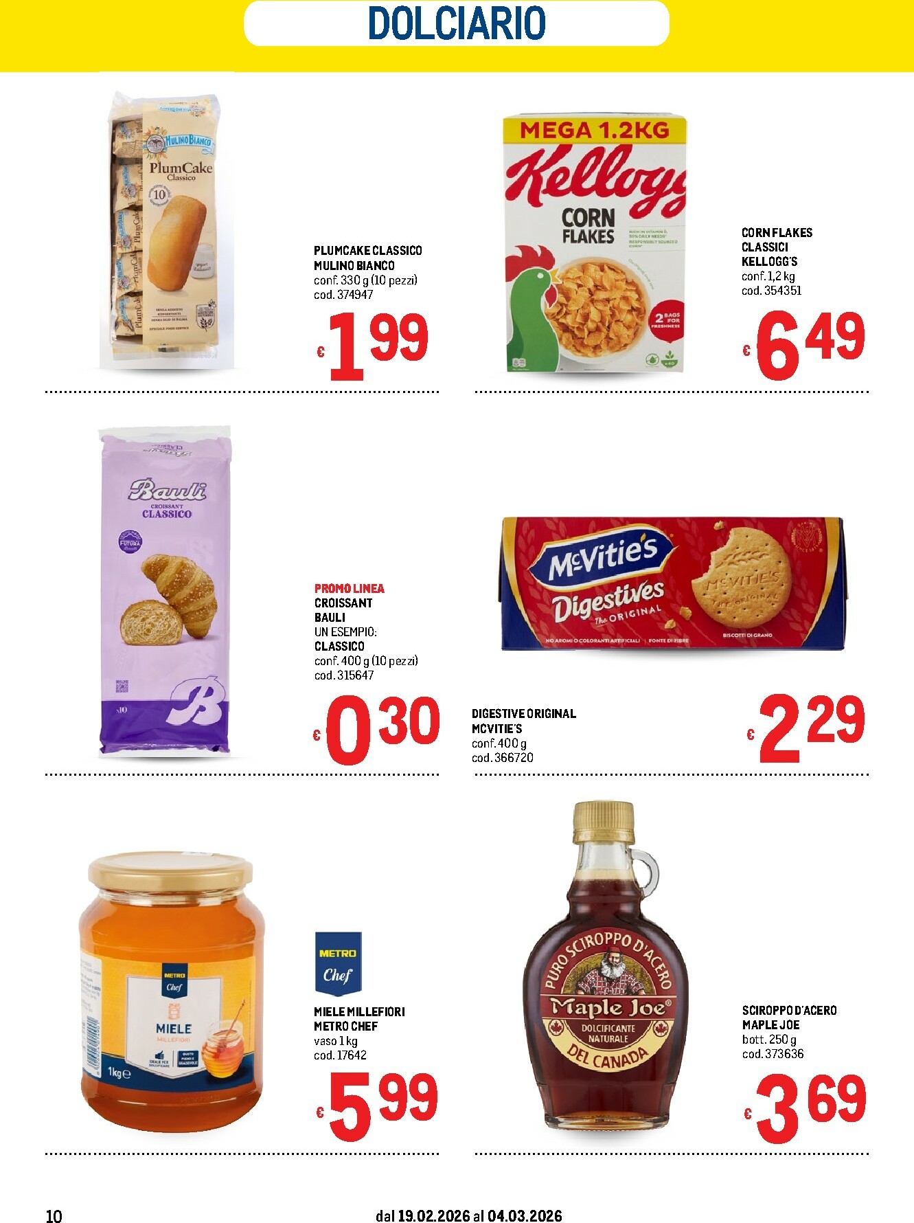metro - Volantino Metro - Offerte per il tuo Menù valido dal 19/02/2026 al 04/03/2026 - page: 10