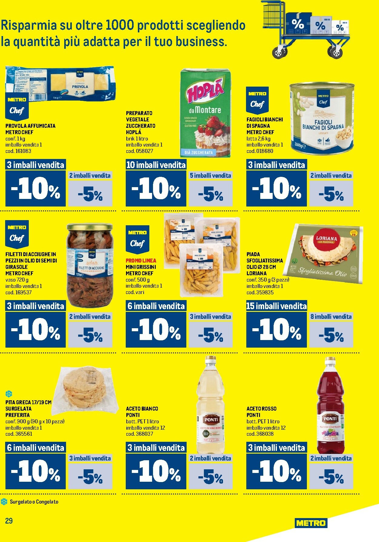 metro - Volantino Metro - Offerte per il tuo Menù valido dal 19/02/2026 al 04/03/2026 - page: 29