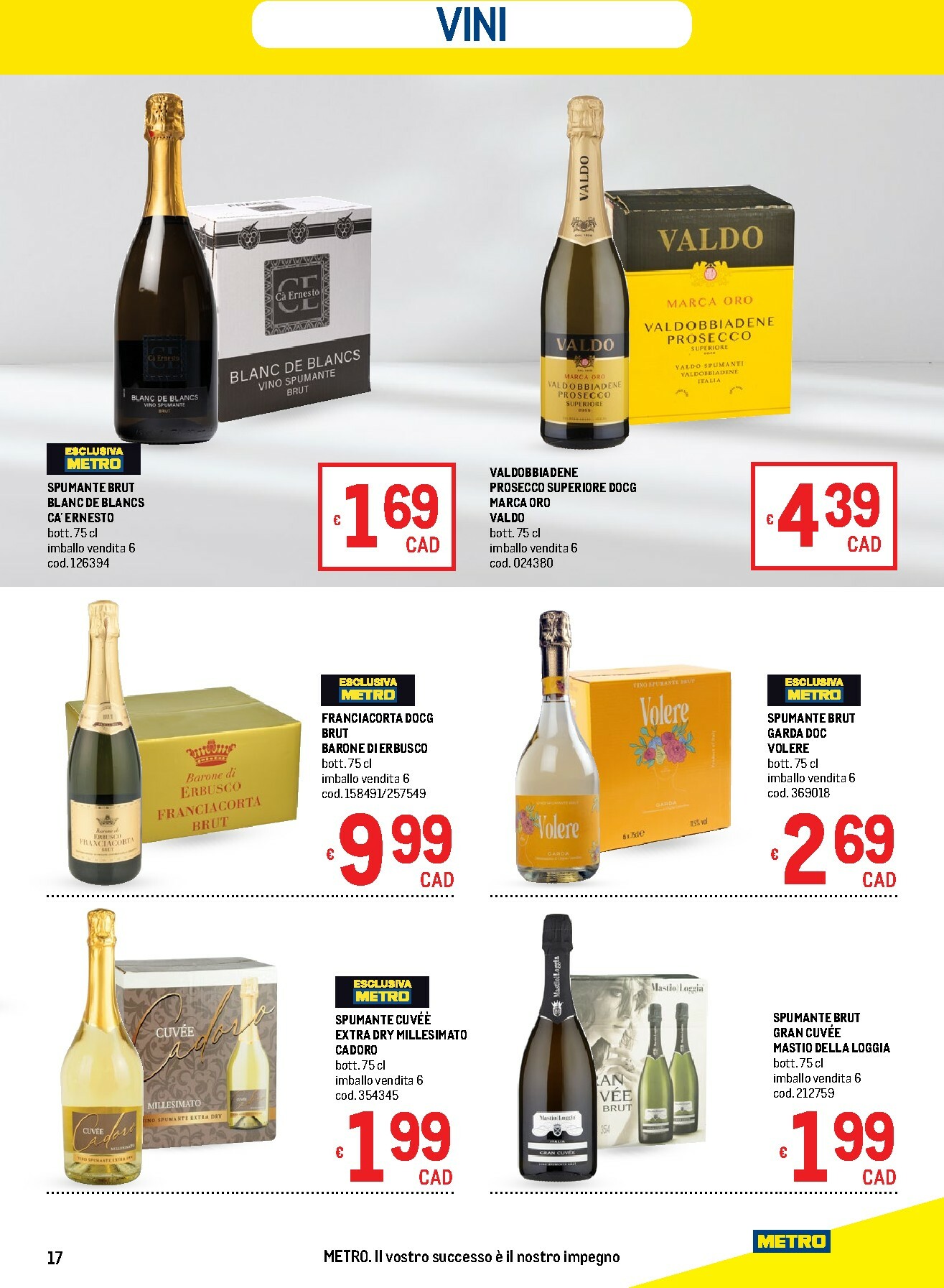 metro - Volantino Metro - Offerte per il tuo Menù valido dal 19/02/2026 al 04/03/2026 - page: 17