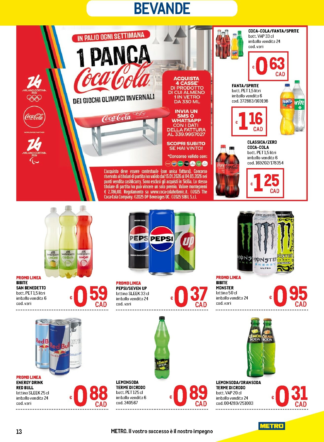 metro - Volantino Metro - Offerte per il tuo Menù valido dal 19/02/2026 al 04/03/2026 - page: 13