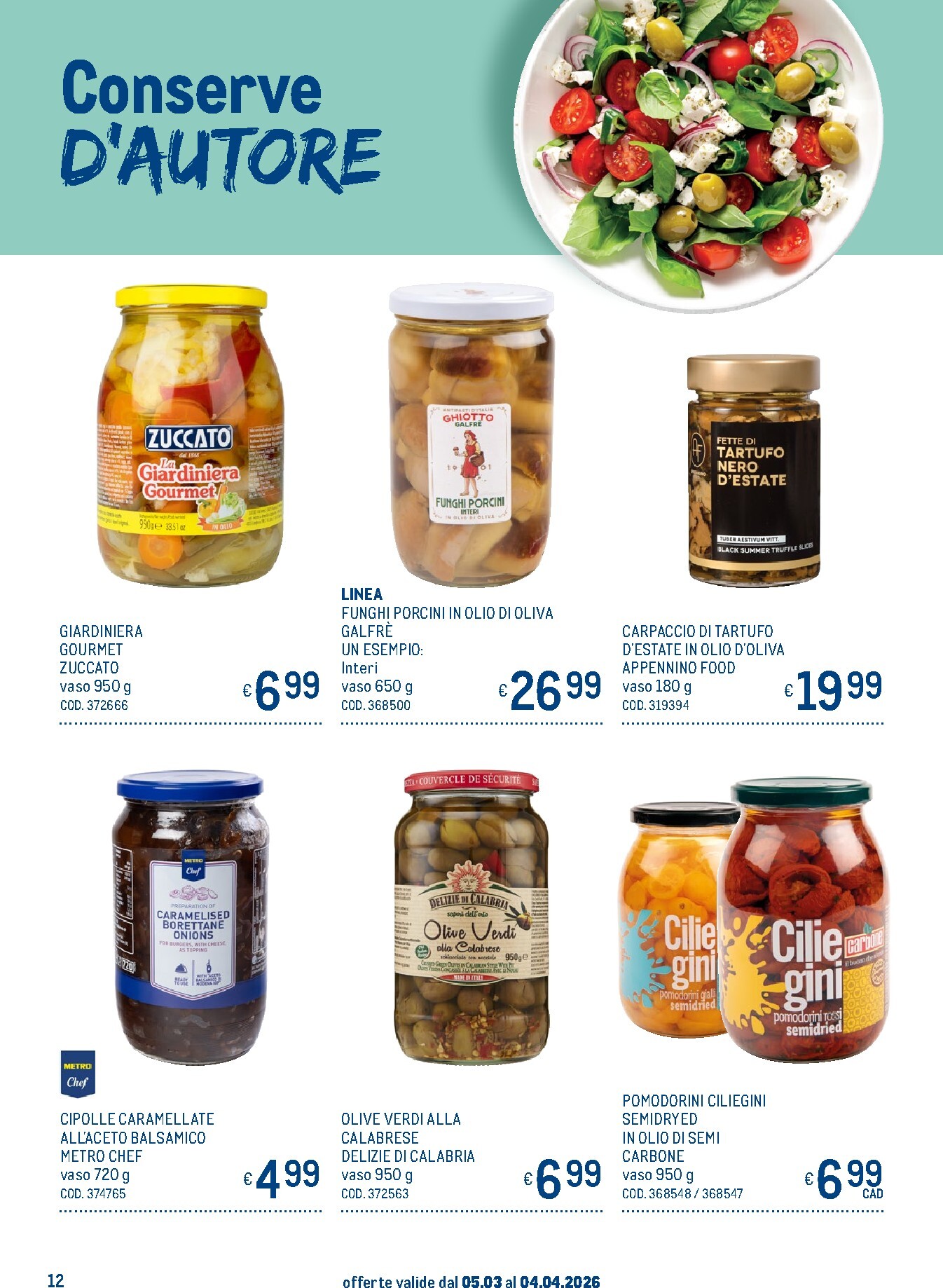 metro - Volantino Metro - Menú di Pasqua valido dal 05/03/2026 al 04/04/2026 - page: 12