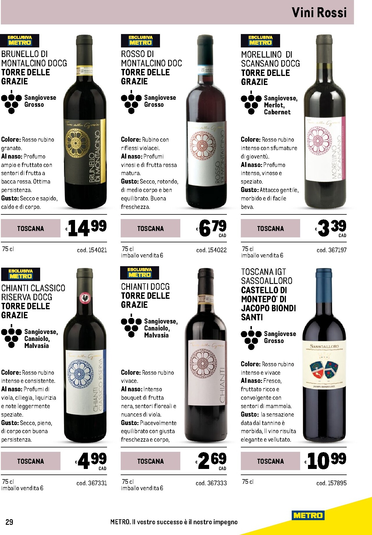 metro - Volantino Metro - Carta Vini valido dal 05/03/2026 al 04/04/2026 - page: 29