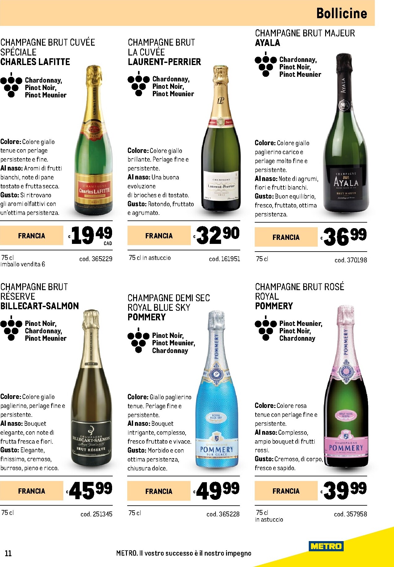 metro - Volantino Metro - Carta Vini valido dal 05/03/2026 al 04/04/2026 - page: 11