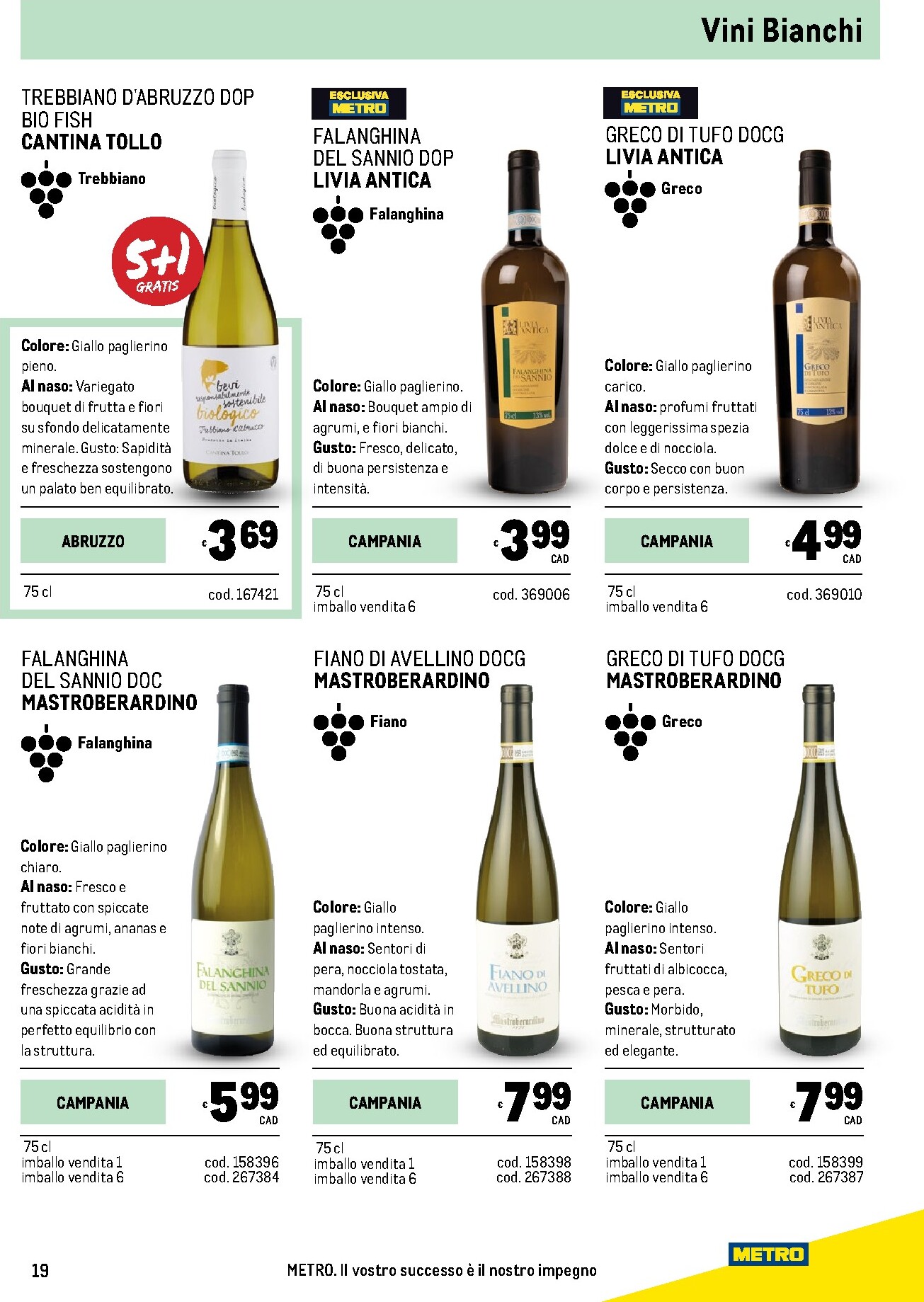metro - Volantino Metro - Carta Vini valido dal 05/03/2026 al 04/04/2026 - page: 19