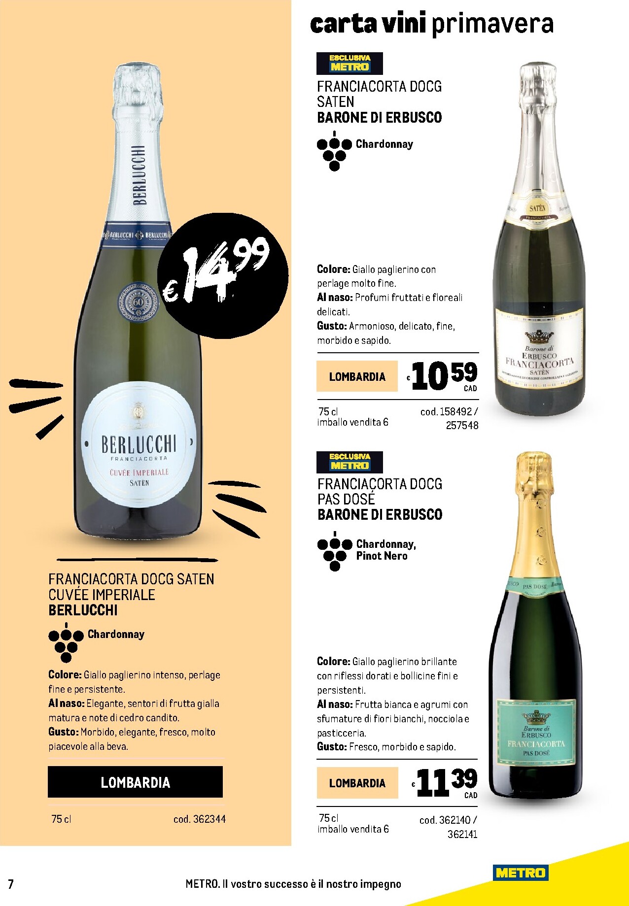 metro - Volantino Metro - Carta Vini valido dal 05/03/2026 al 04/04/2026 - page: 7