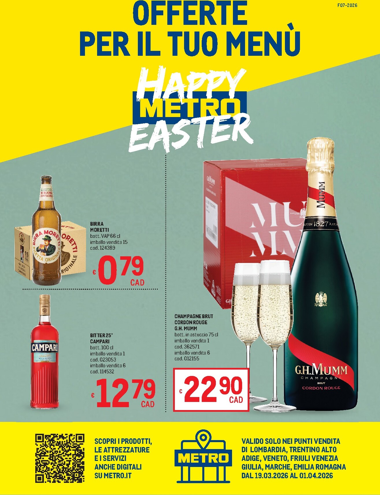 metro - Volantino Metro valido dal 19/03/2026 al 01/04/2026 - page: 1