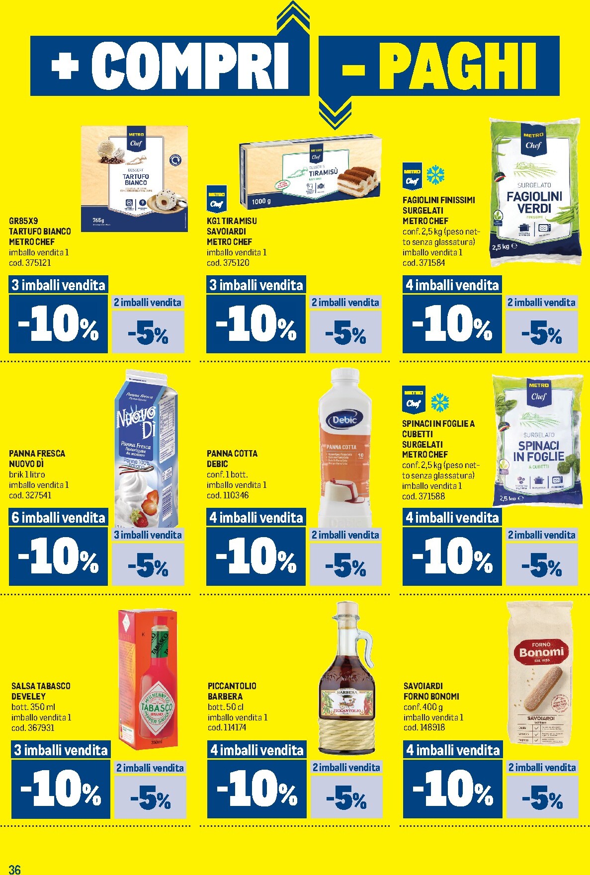 metro - Volantino Metro valido dal 19/03/2026 al 01/04/2026 - page: 36