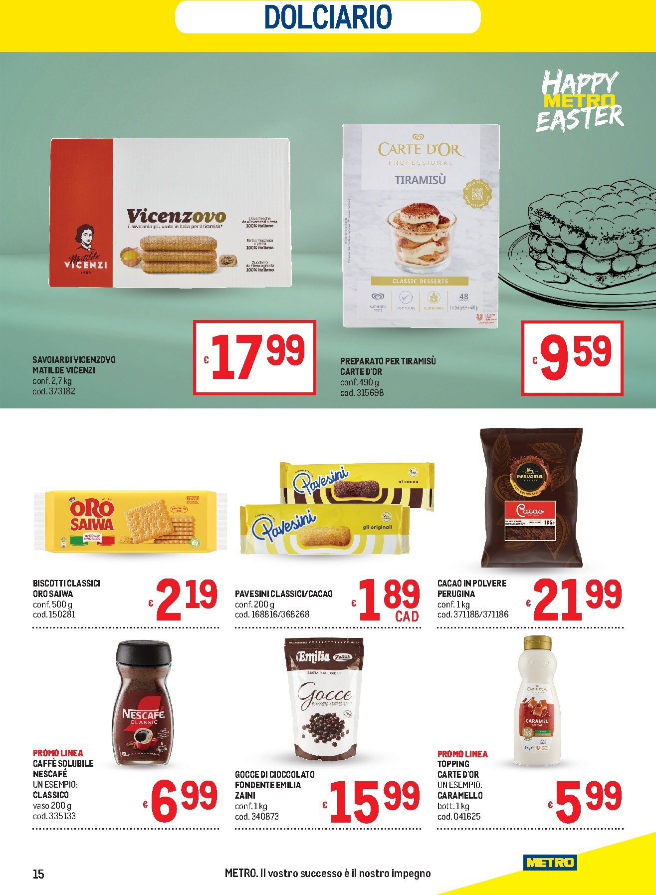 metro - Volantino Metro valido dal 19/03/2026 al 01/04/2026 - page: 15