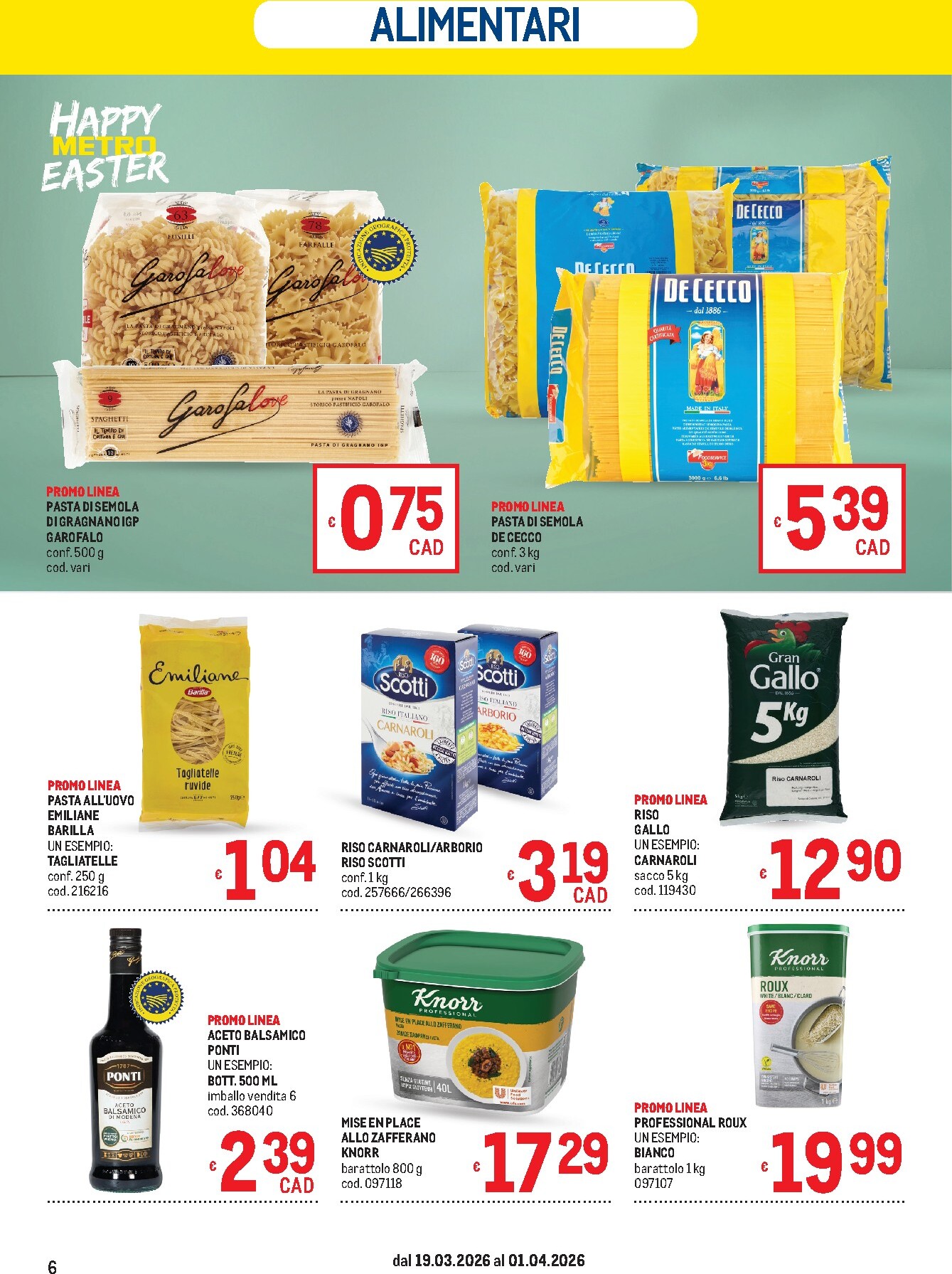 metro - Volantino Metro valido dal 19/03/2026 al 01/04/2026 - page: 6