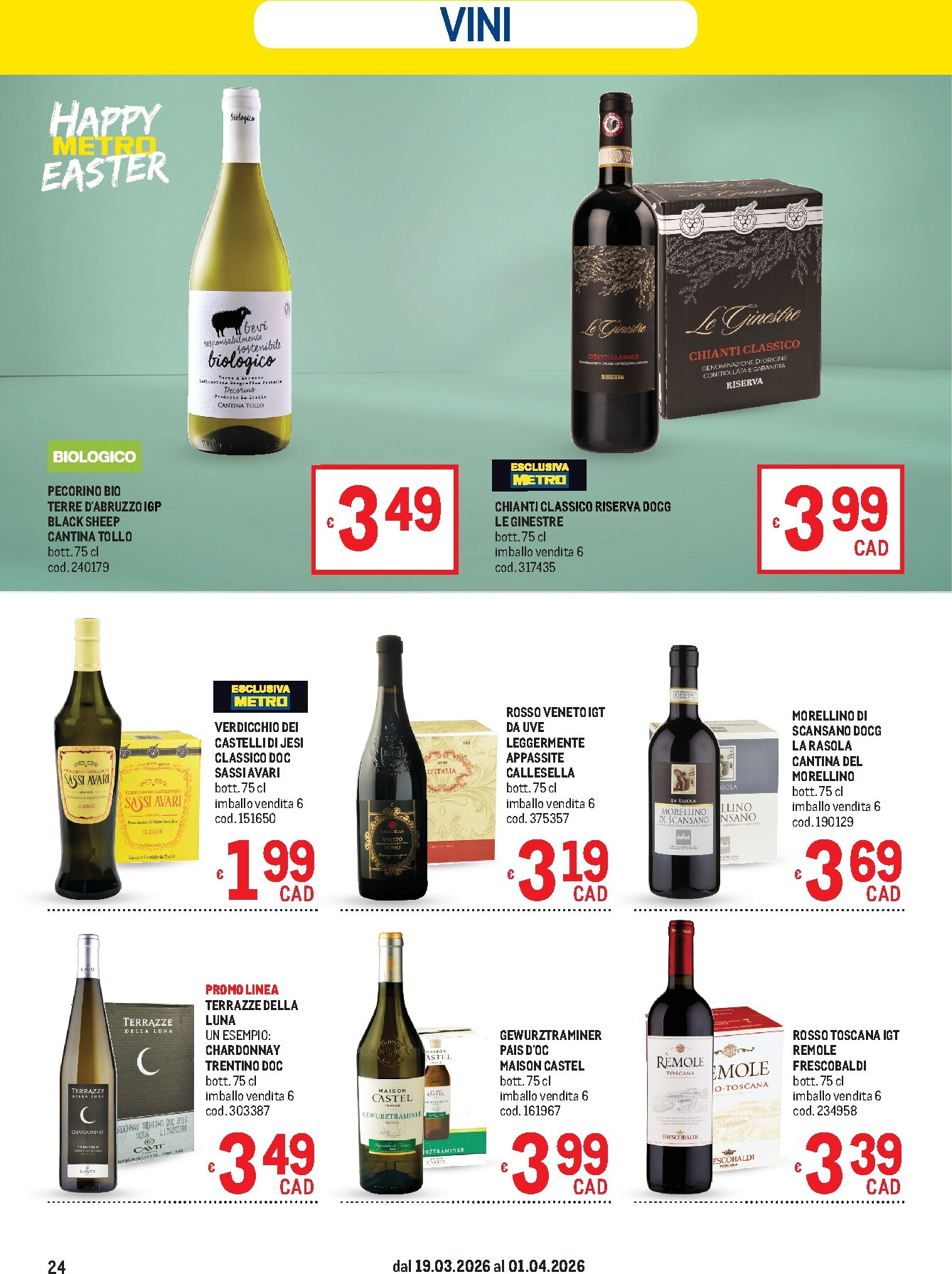 metro - Volantino Metro valido dal 19/03/2026 al 01/04/2026 - page: 24