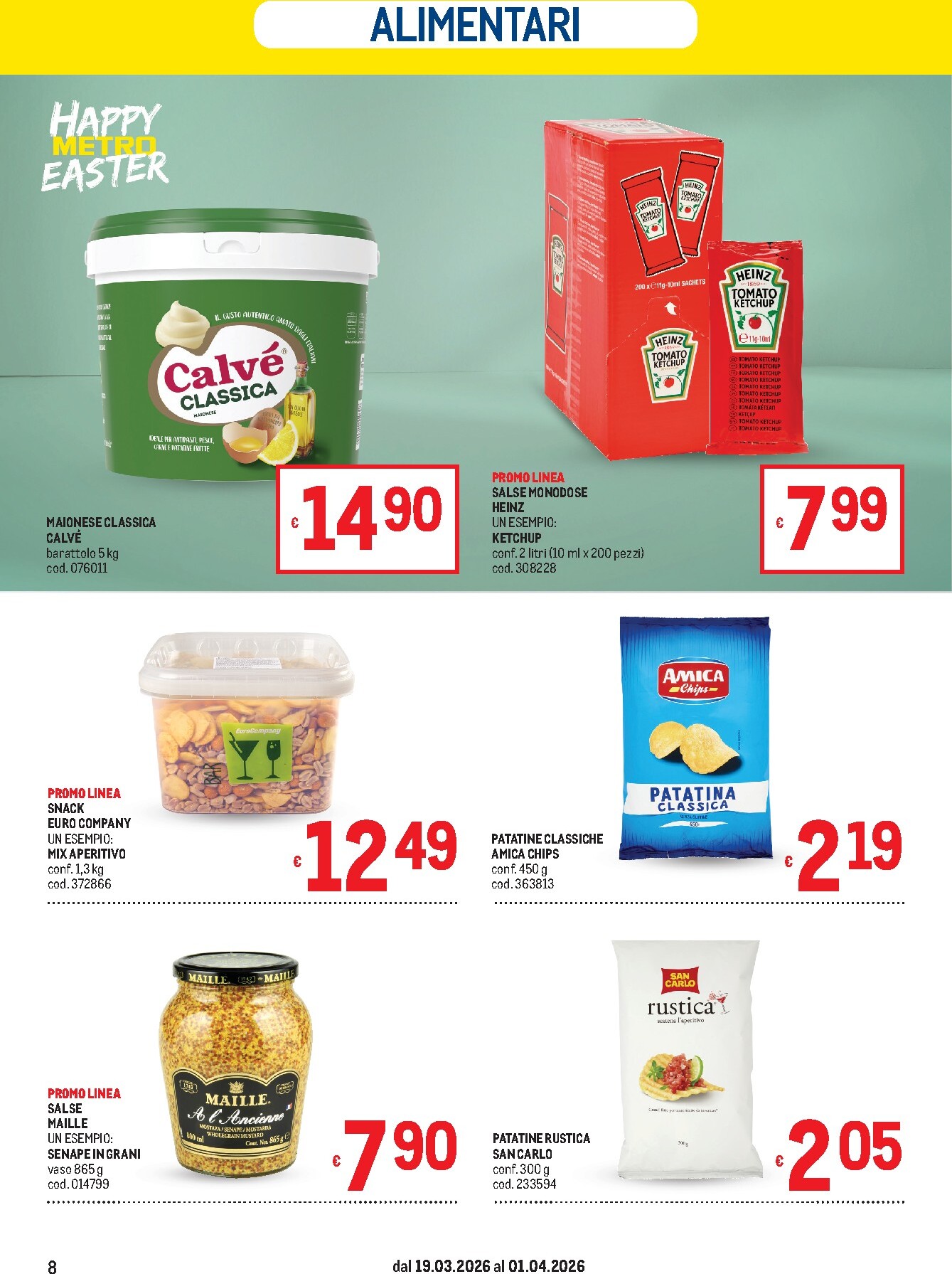 metro - Volantino Metro valido dal 19/03/2026 al 01/04/2026 - page: 8
