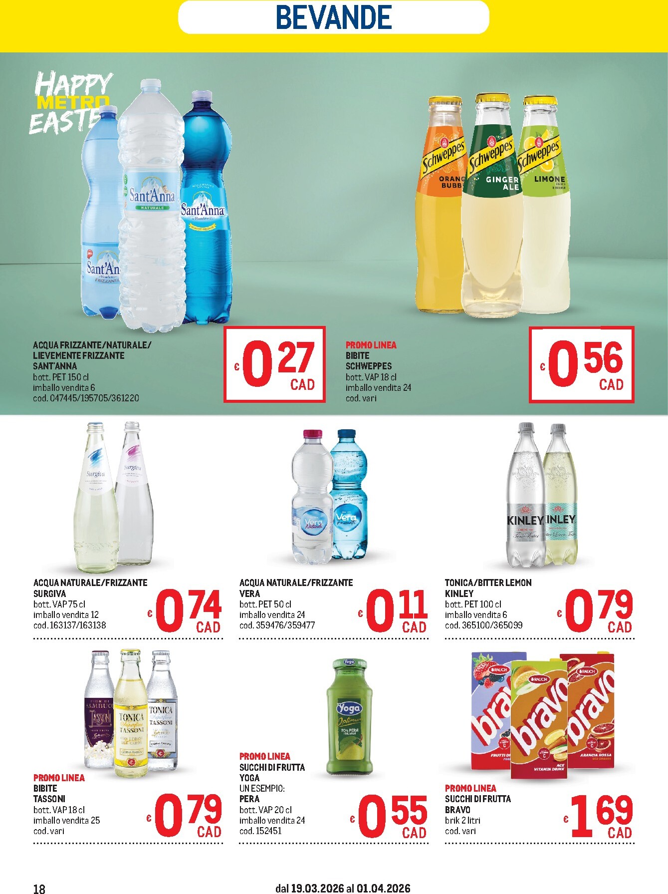 metro - Volantino Metro valido dal 19/03/2026 al 01/04/2026 - page: 18