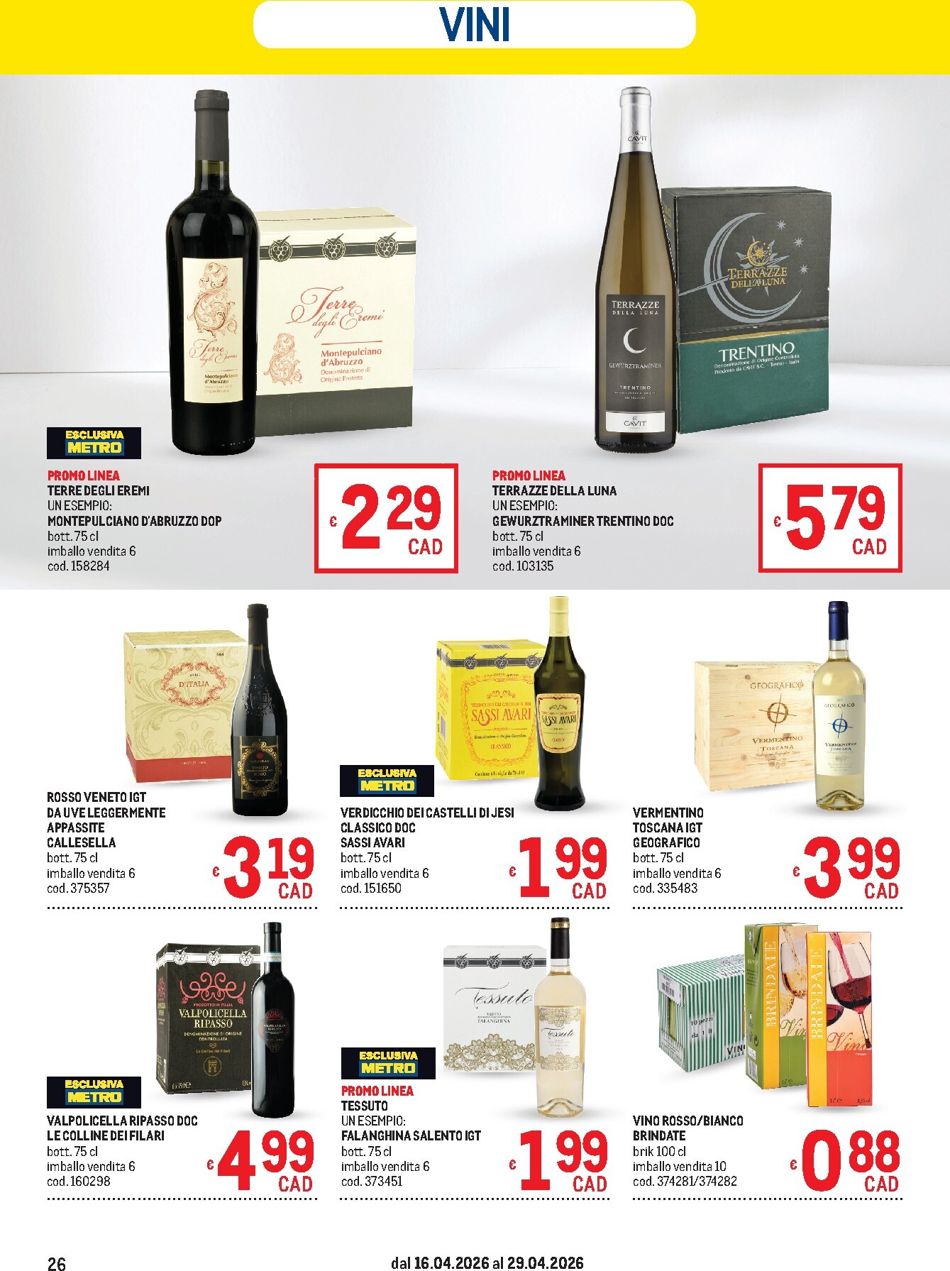 metro - Volantino attuale di Metro valido dal giovedì 16/04/2026 al mercoledì 29/04/2026 - page: 26