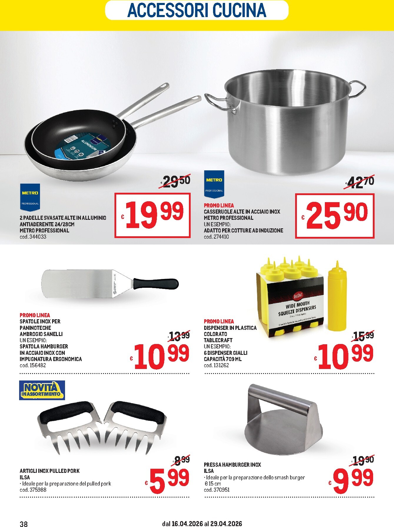 metro - Volantino attuale di Metro valido dal giovedì 16/04/2026 al mercoledì 29/04/2026 - page: 38