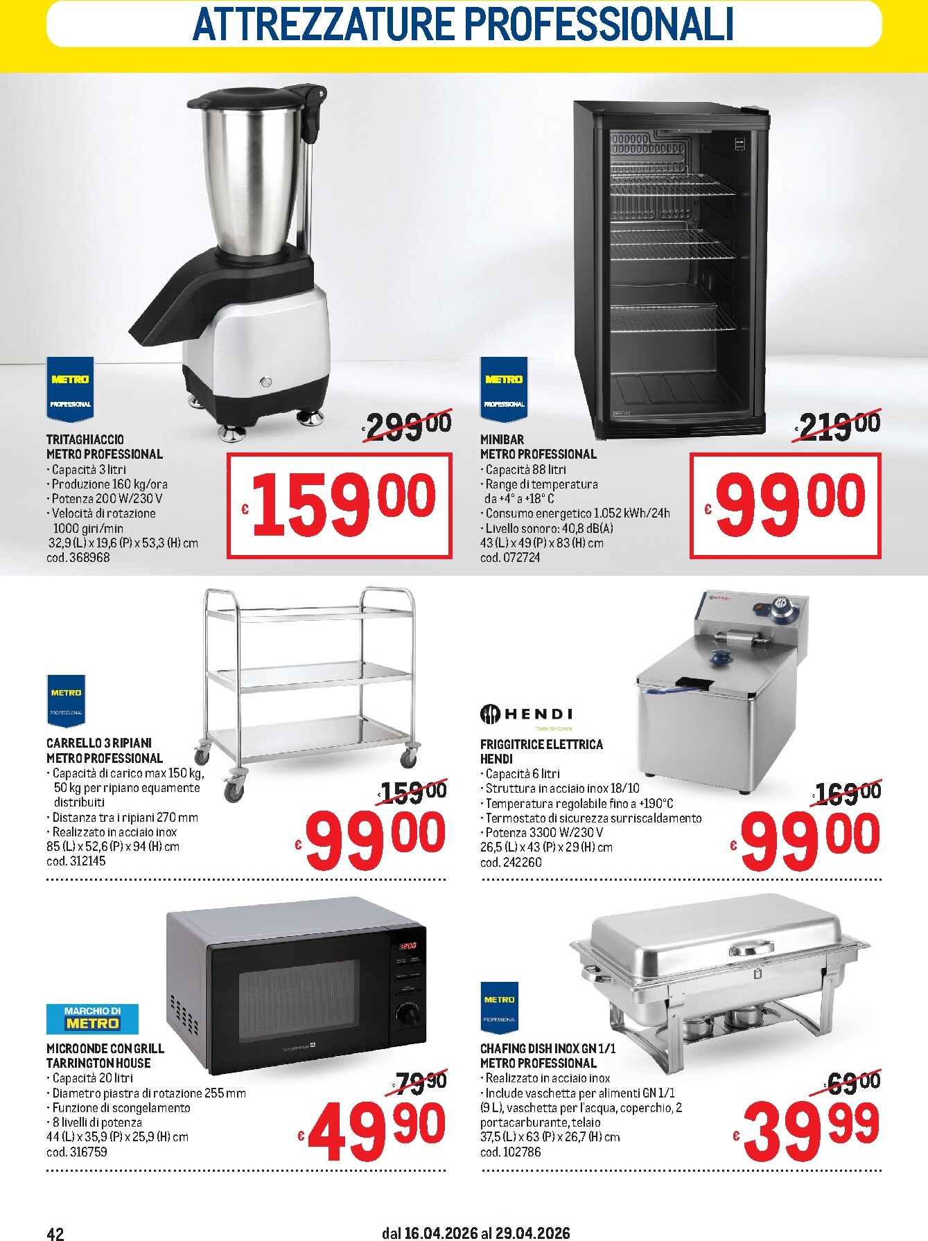 metro - Volantino attuale di Metro valido dal giovedì 16/04/2026 al mercoledì 29/04/2026 - page: 42
