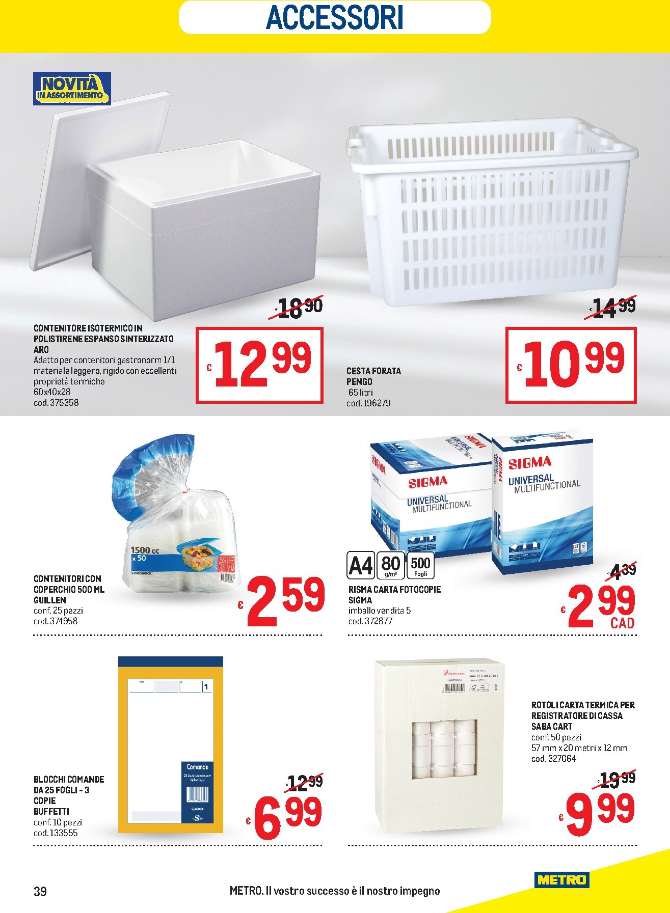metro - Volantino attuale di Metro valido dal giovedì 16/04/2026 al mercoledì 29/04/2026 - page: 39