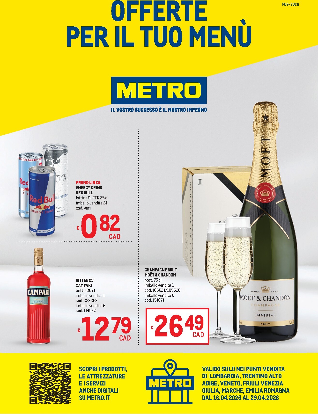 metro - Volantino attuale di Metro valido dal giovedì 16/04/2026 al mercoledì 29/04/2026 - page: 1