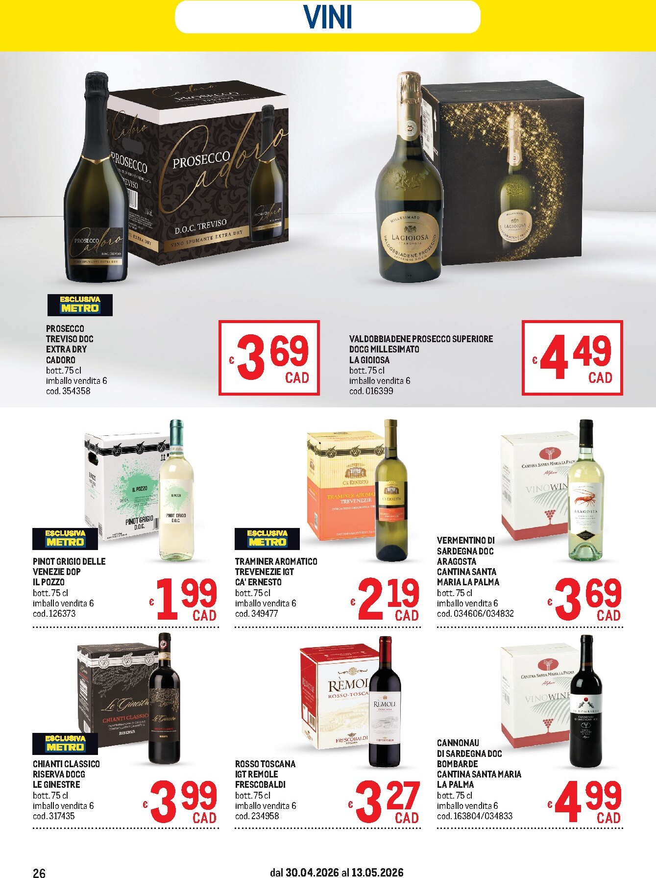 metro - Volantino attuale di Metro valido dal giovedì 30/04/2026 al mercoledì 13/05/2026 - page: 26