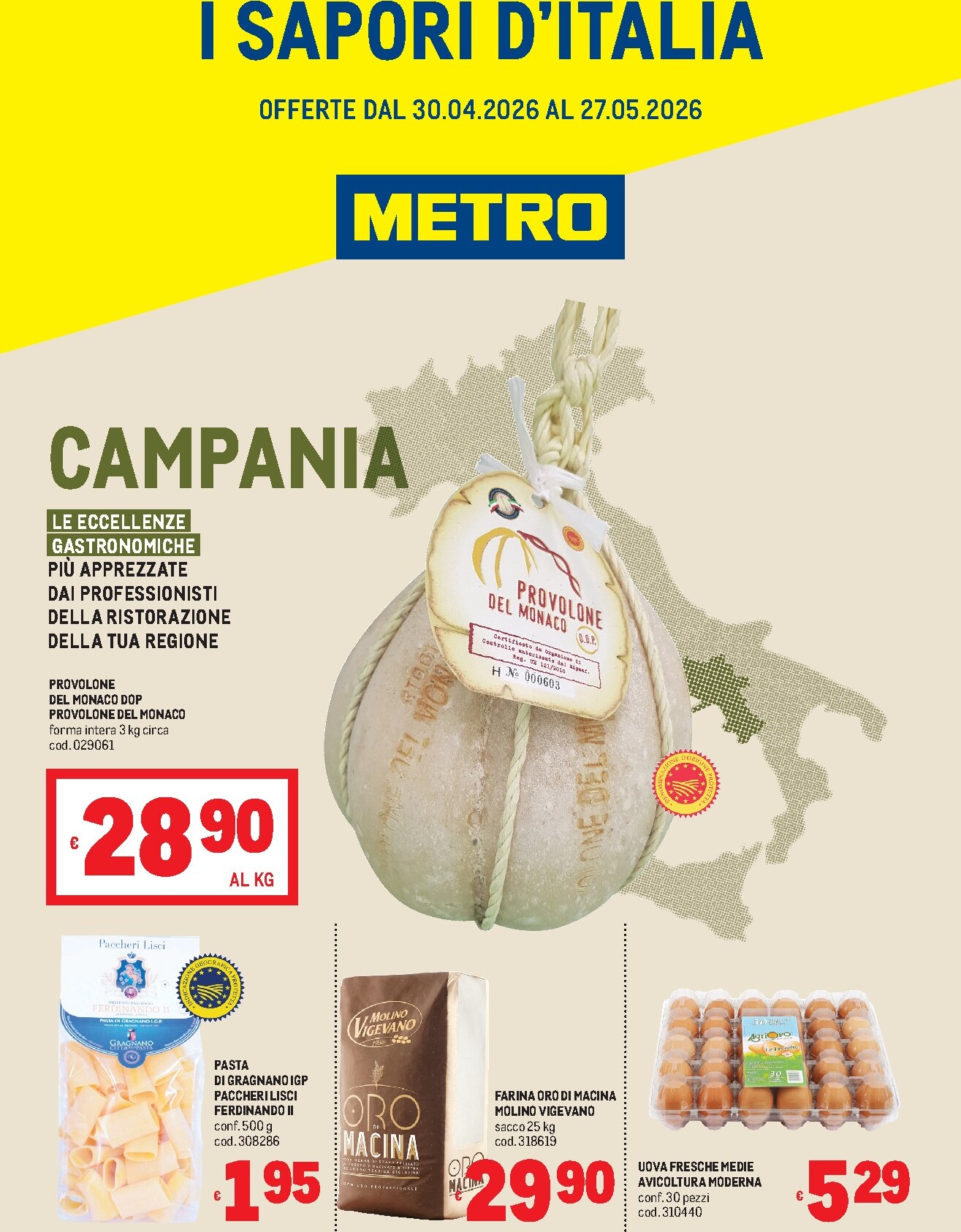metro - Volantino attuale di Metro - Campania valido dal giovedì 30/04/2026 al mercoledì 27/05/2026