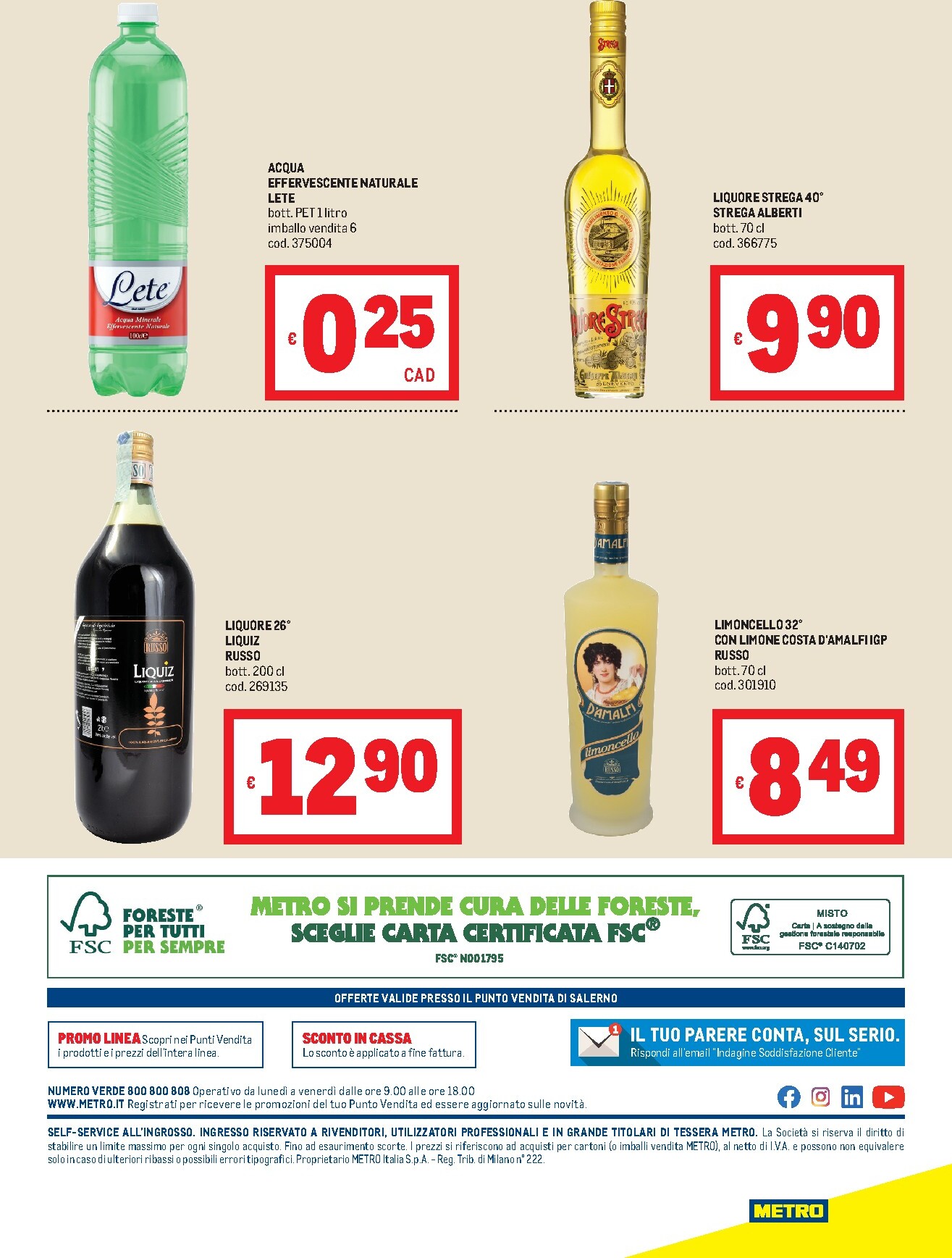metro - Volantino attuale di Metro - Campania valido dal giovedì 30/04/2026 al mercoledì 27/05/2026 - page: 8