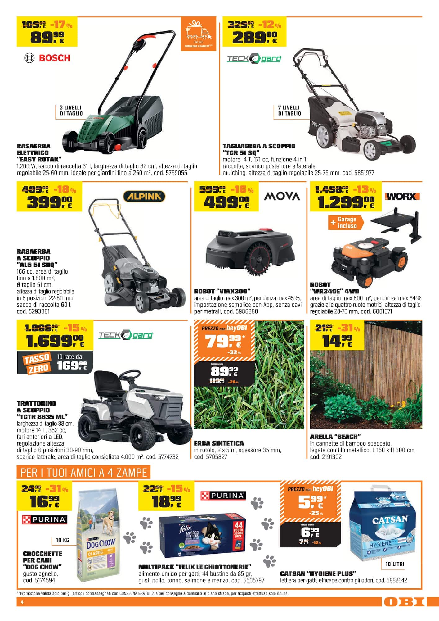 obi - Volantino attuale di Obi valido dal giovedì 02/04/2026 al domenica 03/05/2026 - page: 4