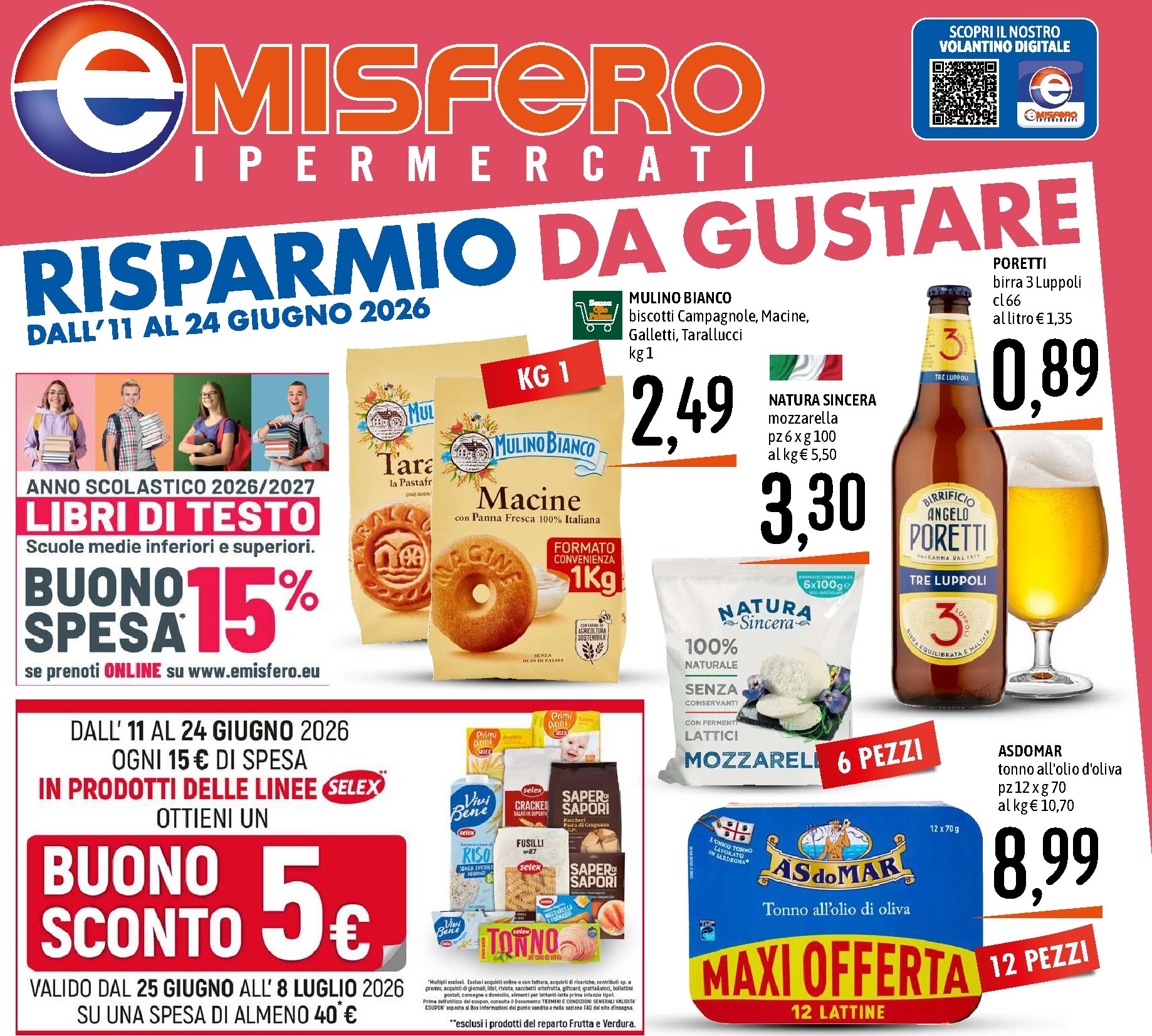 emisfero - Volantino attuale di Emisfero valido dal giovedì 11/06/2026 al mercoledì 24/06/2026 - page: 1