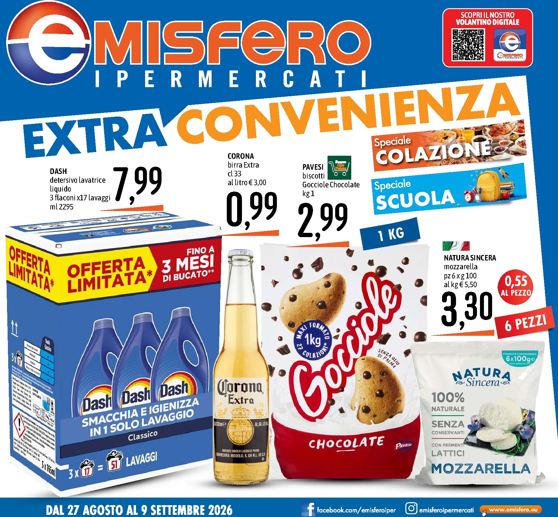 emisfero - Volantino attuale di Emisfero valido dal giovedì 27/08/2026 al mercoledì 09/09/2026 - page: 1