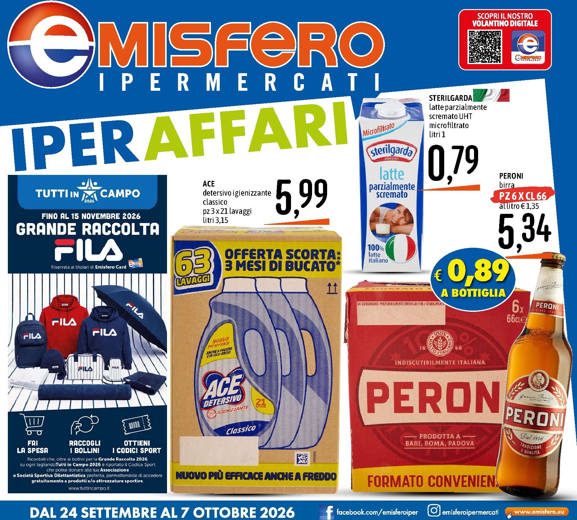 emisfero - Volantino attuale di Emisfero valido dal giovedì 24/09/2026 al mercoledì 07/10/2026
