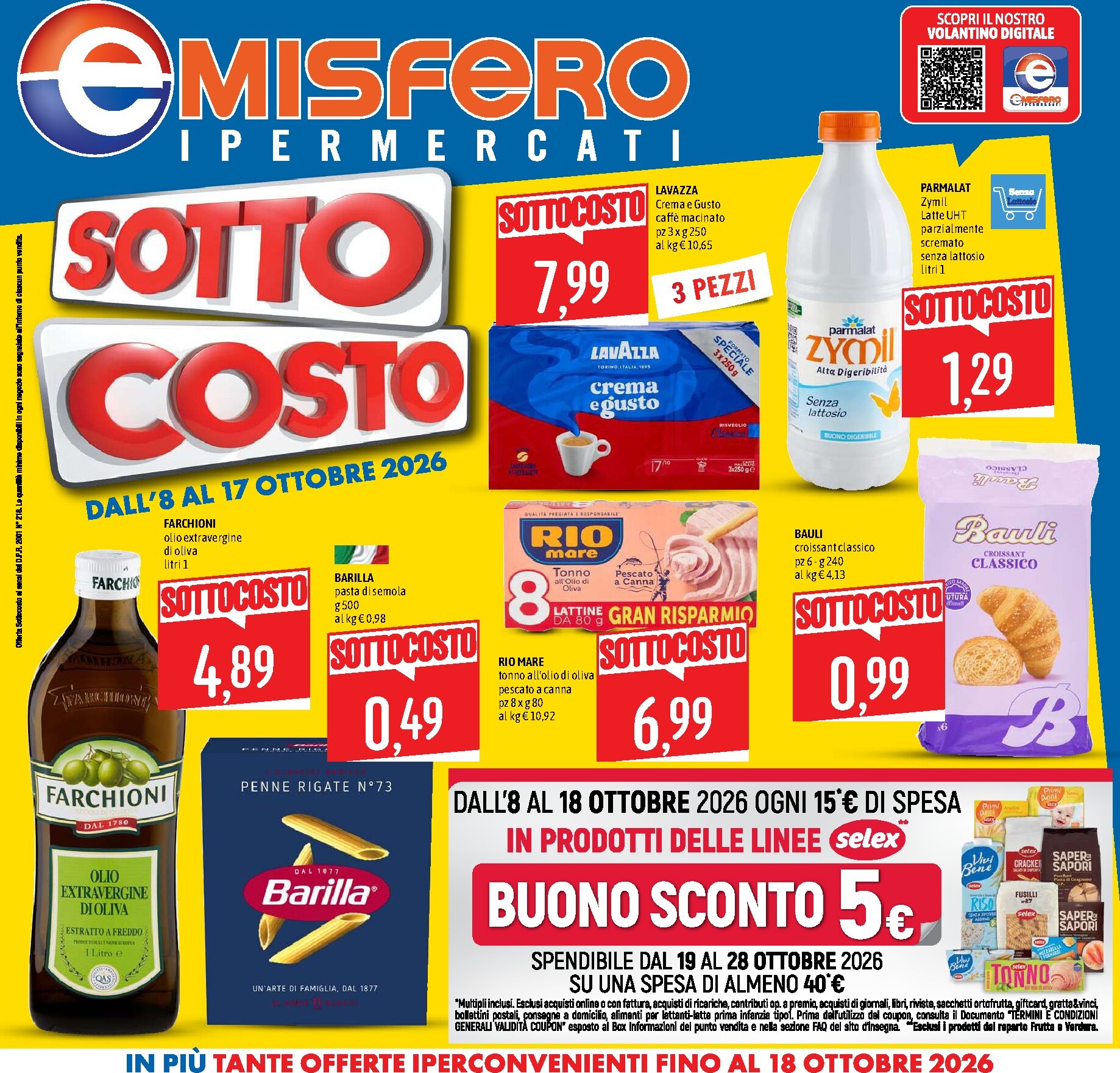 emisfero - Volantino attuale di Emisfero valido dal giovedì 08/10/2026 al sabato 17/10/2026