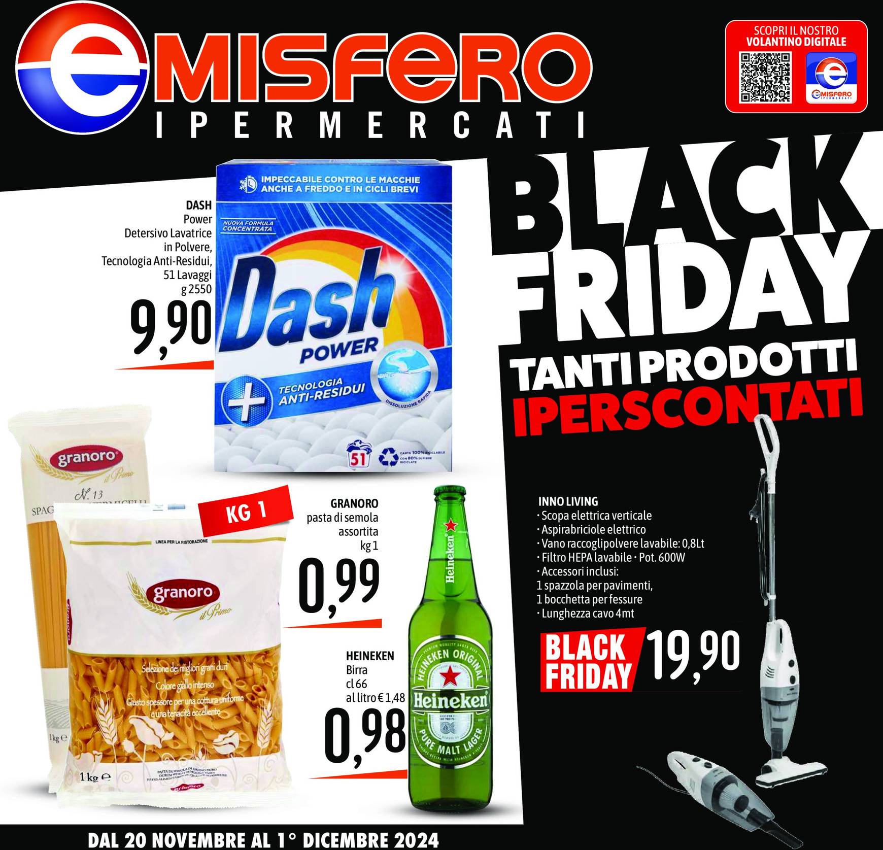 emisfero - Volantino Emisfero - Black Friday valido dal 20/11 al 01/12