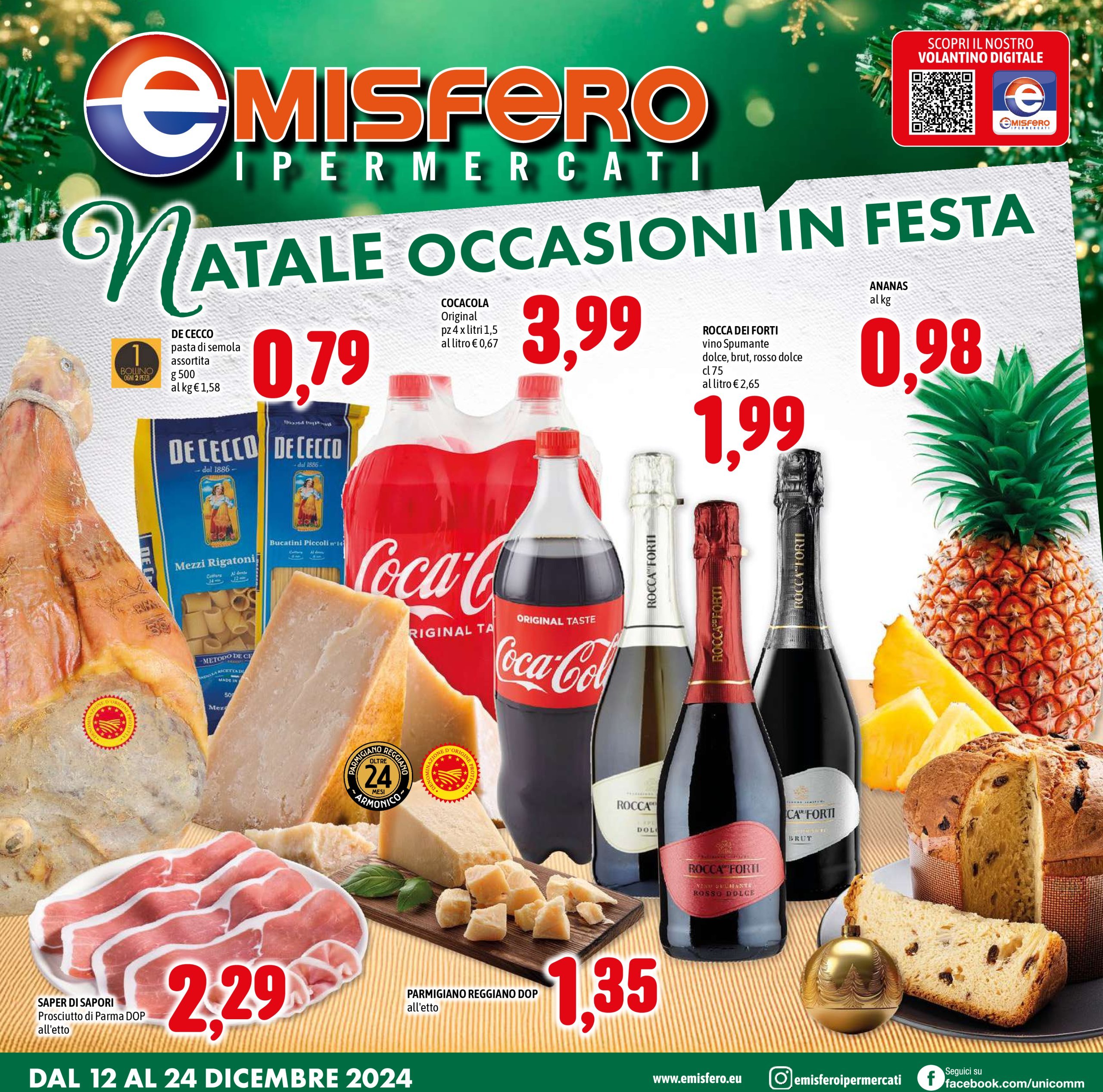 emisfero - Volantino Emisfero - Natale valido dal 12/12 al 24/12