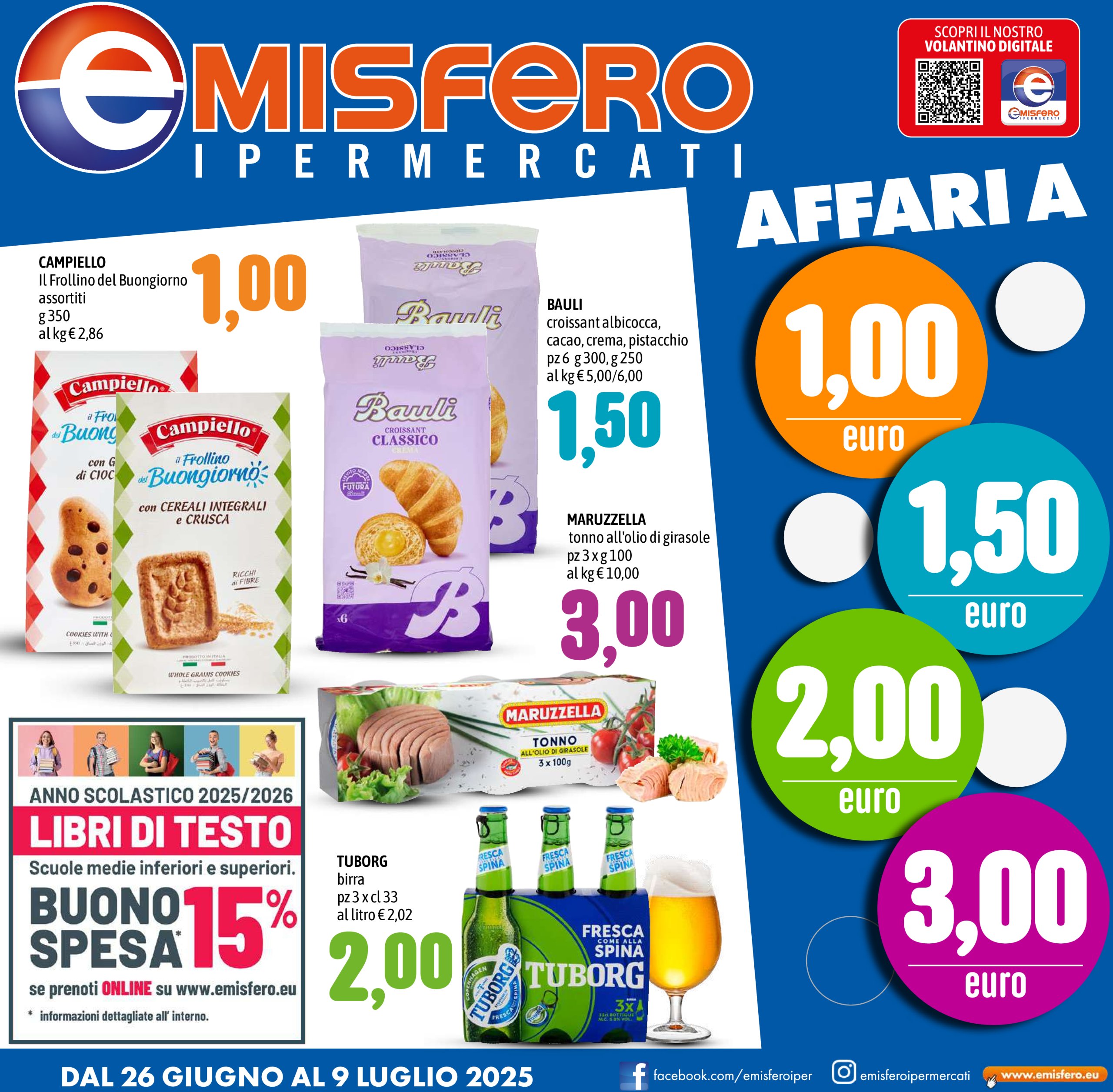 emisfero - Volantino Emisfero valido dal 26/06 al 09/07