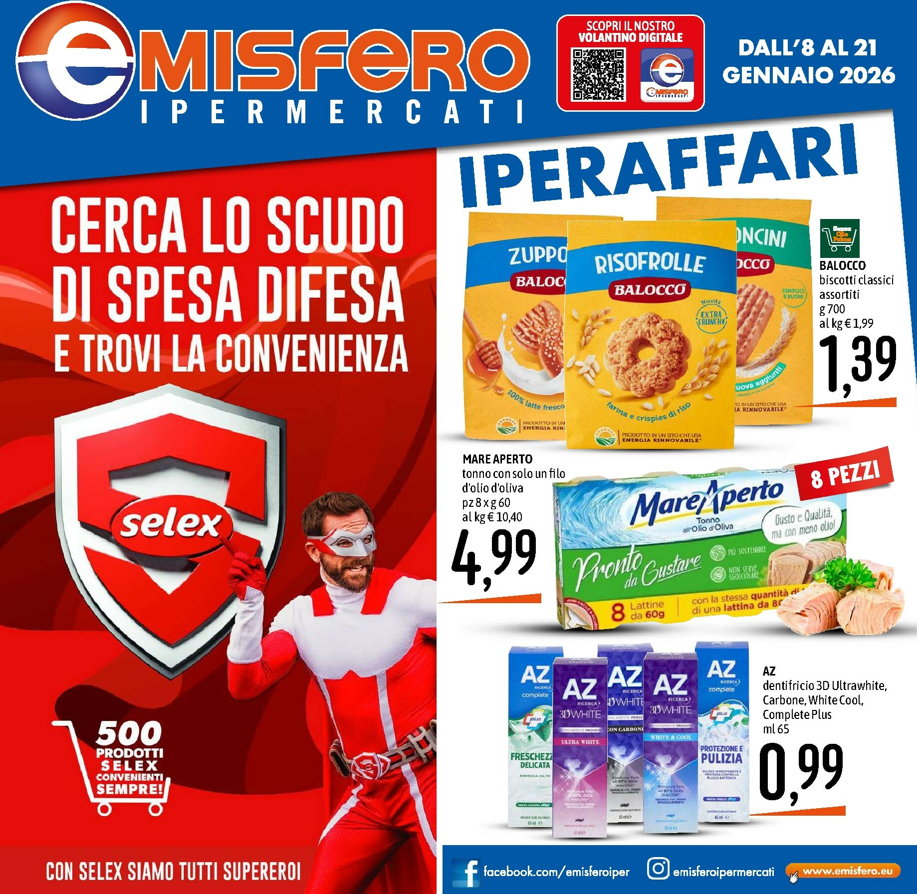 emisfero - Volantino Emisfero valido dal 08/01 al 21/01