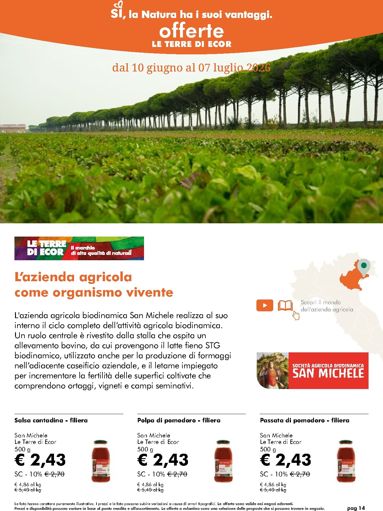 naturasi - Volantino attuale di NaturaSì valido dal mercoledì 10/06/2026 al martedì 07/07/2026 - page: 14