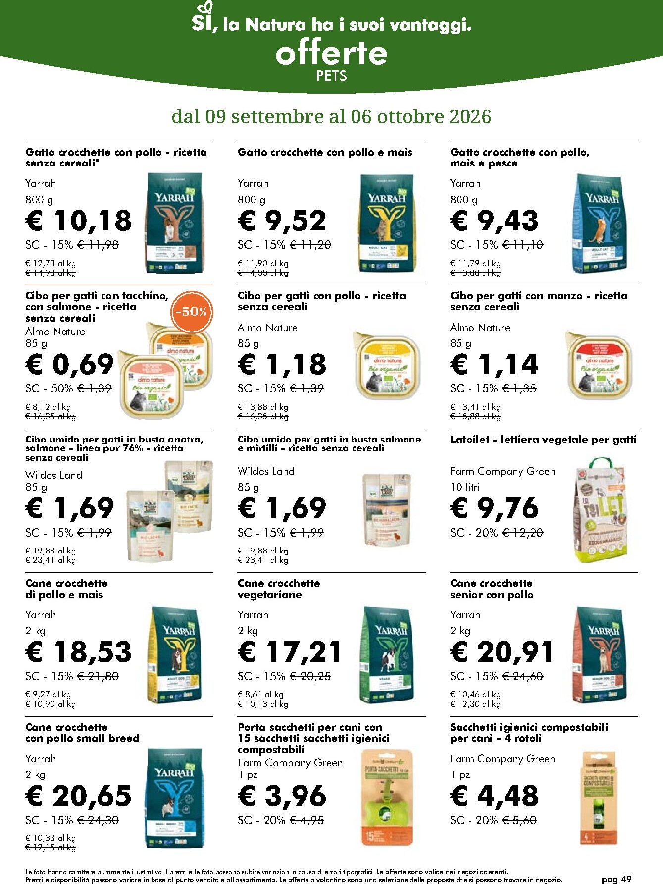 naturasi - Volantino attuale di NaturaSì valido dal mercoledì 09/09/2026 al martedì 06/10/2026 - page: 49
