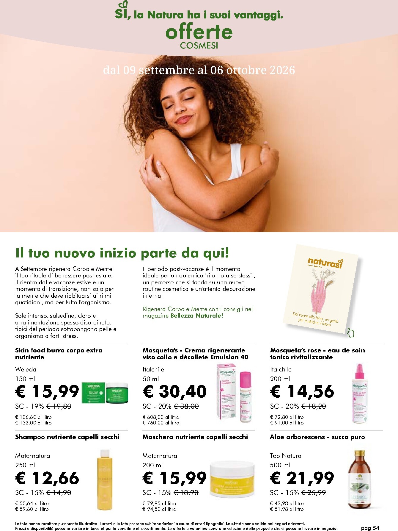naturasi - Volantino attuale di NaturaSì valido dal mercoledì 09/09/2026 al martedì 06/10/2026 - page: 54
