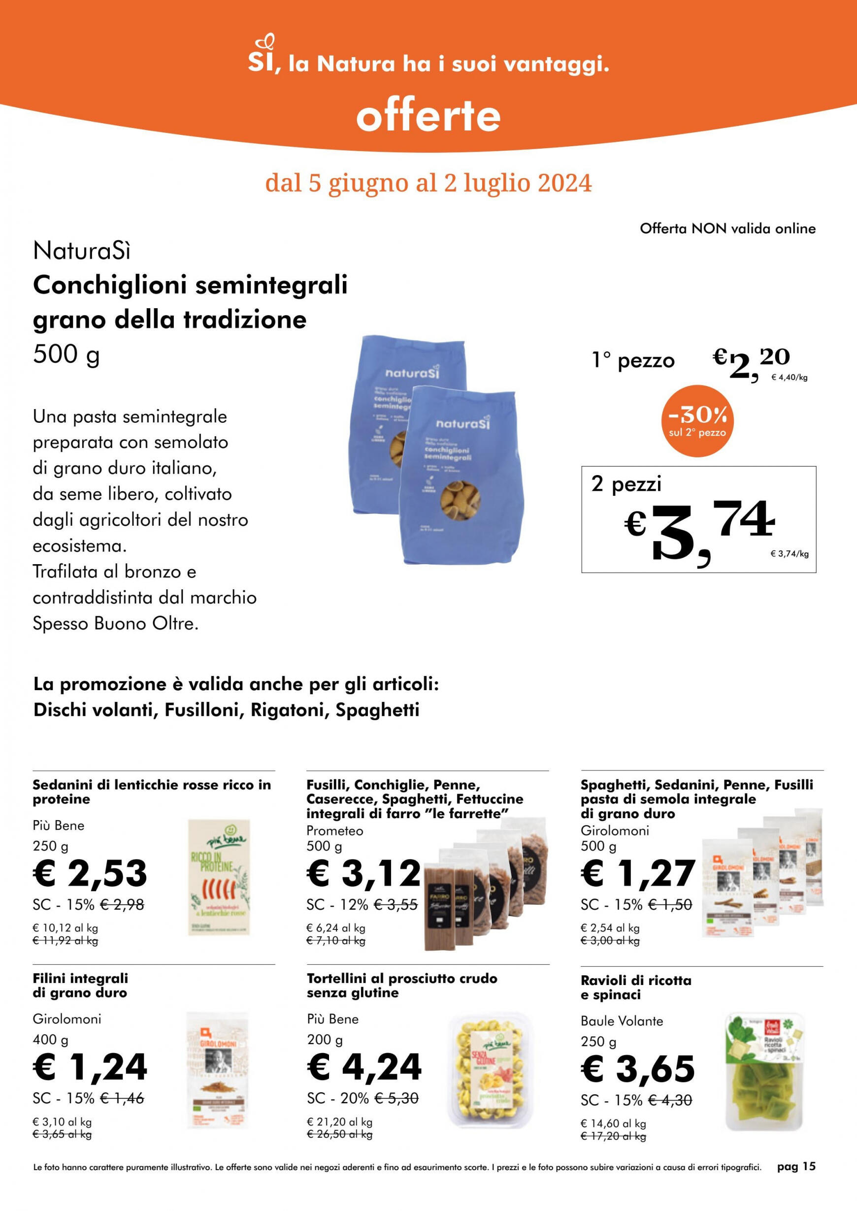 naturasi - Nuovo volantino NaturaSì 01.06. - 30.06. - page: 15