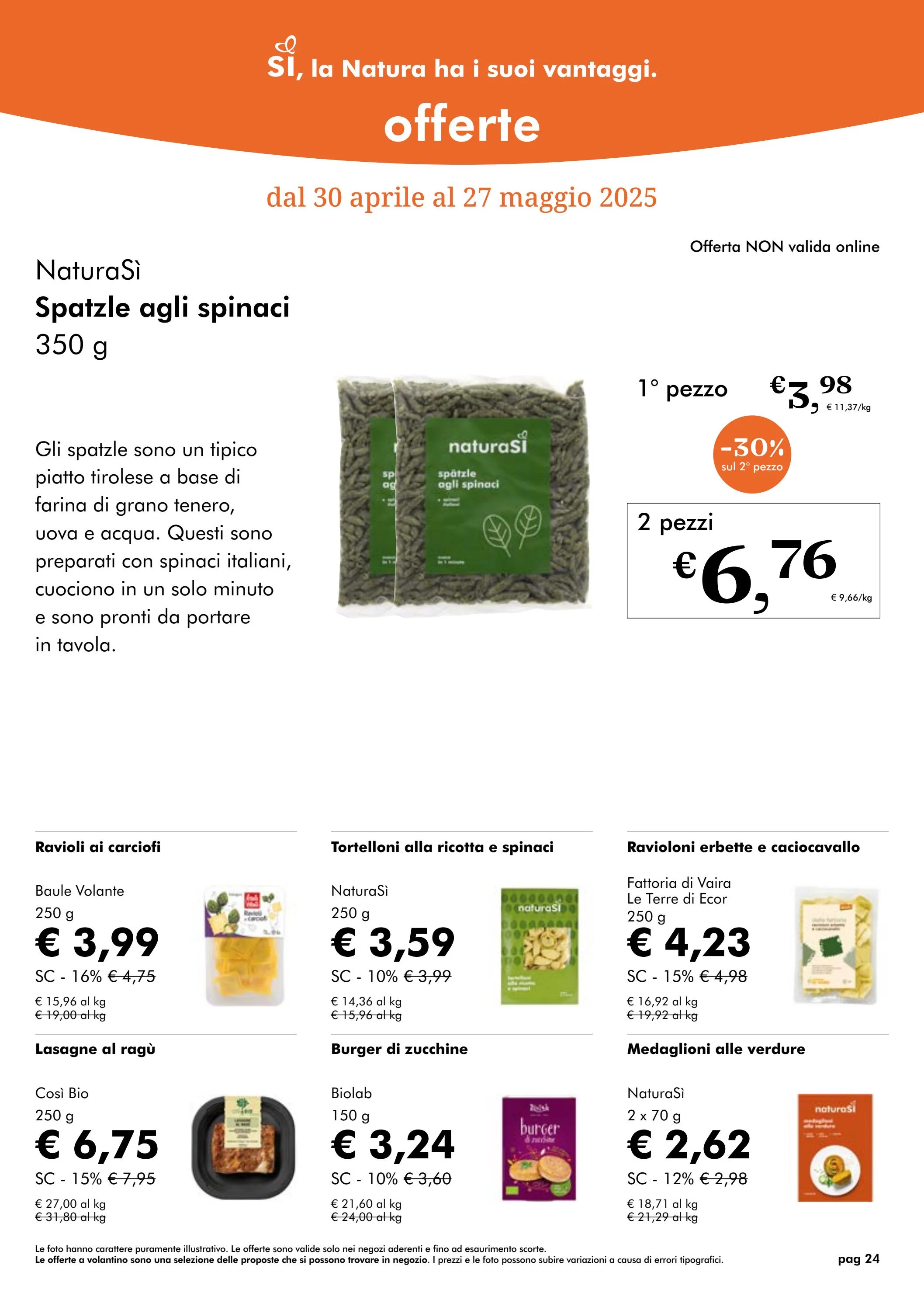 naturasi - Volantino NaturaSì valido dal 30/04 al 27/05 - page: 24 naturasi - Volantino NaturaSì valido dal 30/04 al 27/05 - page: 24
