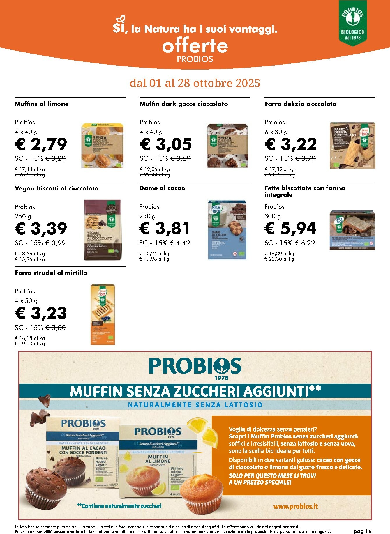 naturasi - Volantino NaturaSì valido dal 01/10 al 28/10 - page: 16 naturasi - Volantino NaturaSì valido dal 01/10 al 28/10 - page: 16