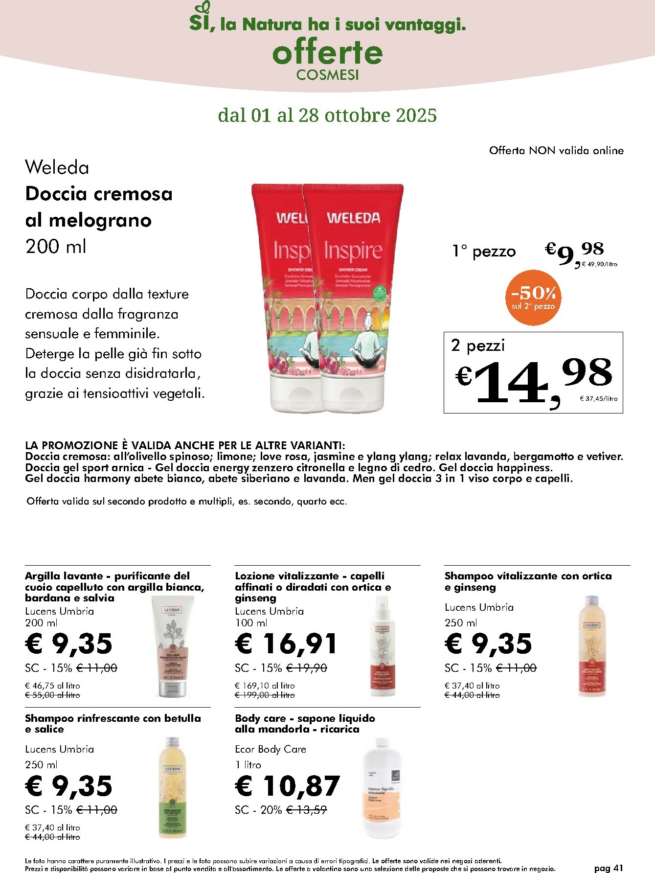 naturasi - Volantino NaturaSì valido dal 01/10 al 28/10 - page: 41 naturasi - Volantino NaturaSì valido dal 01/10 al 28/10 - page: 41