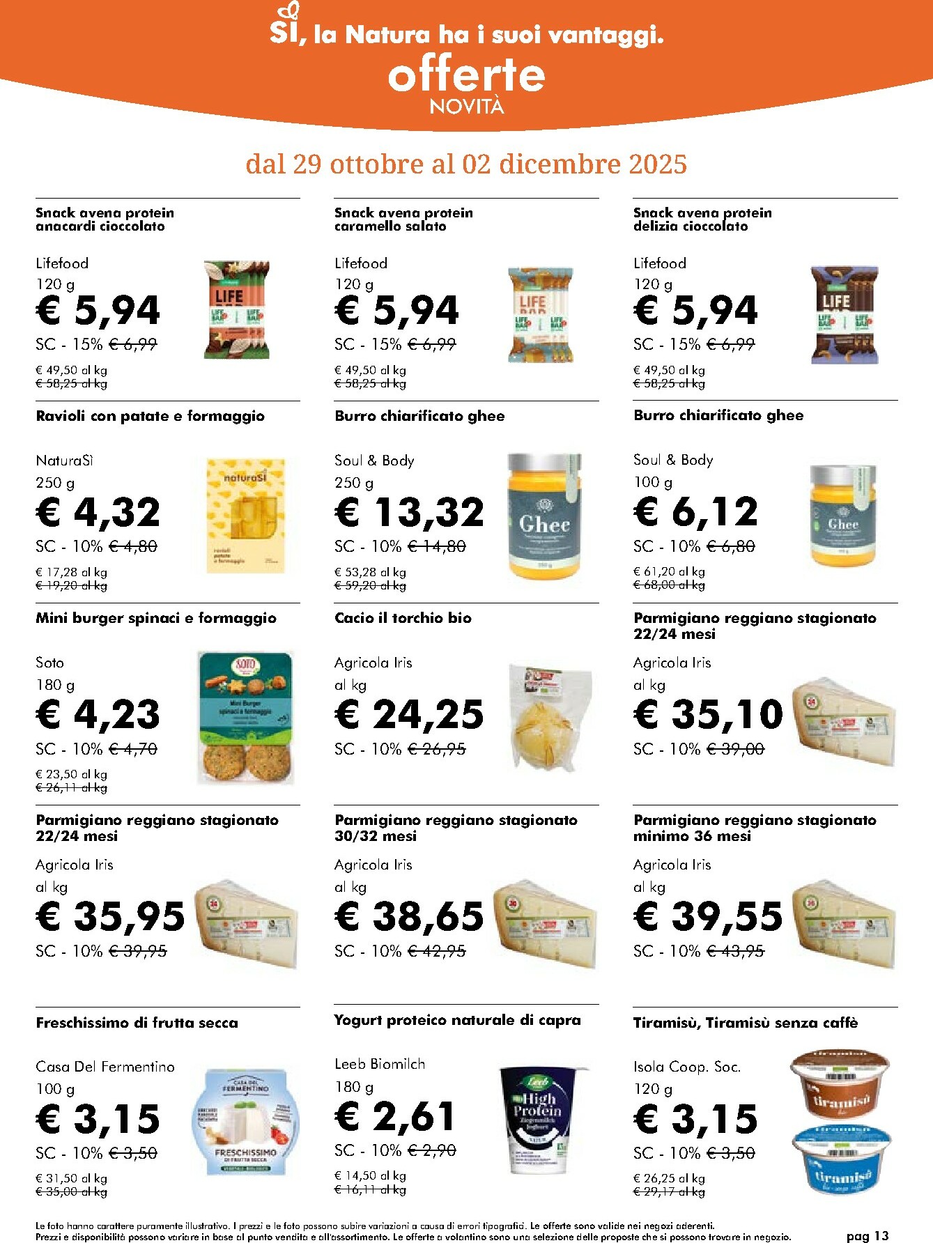 naturasi - Volantino NaturaSì valido dal 29/10 al 02/12 - page: 9