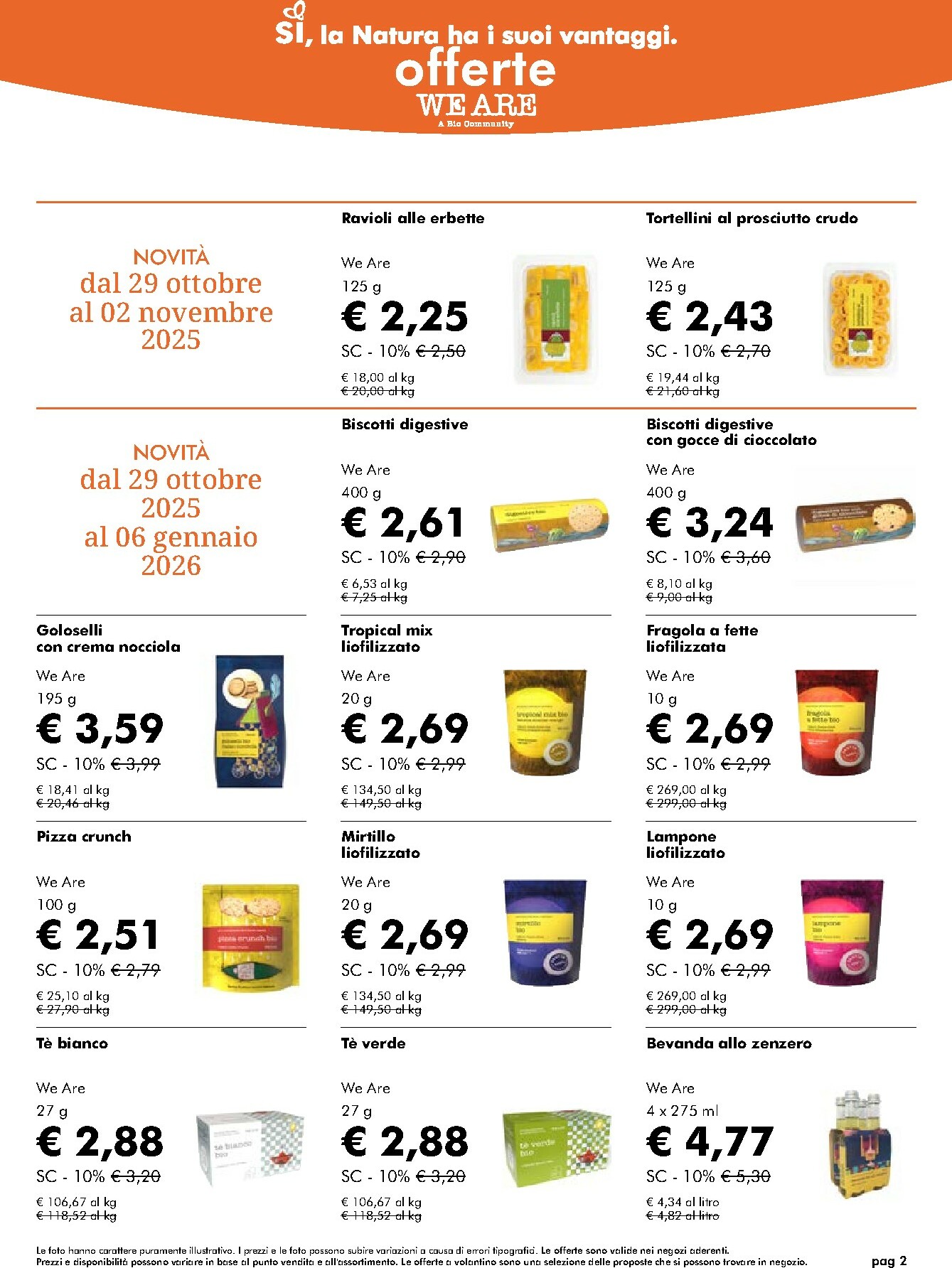 naturasi - Volantino NaturaSì valido dal 29/10 al 02/12 - page: 7