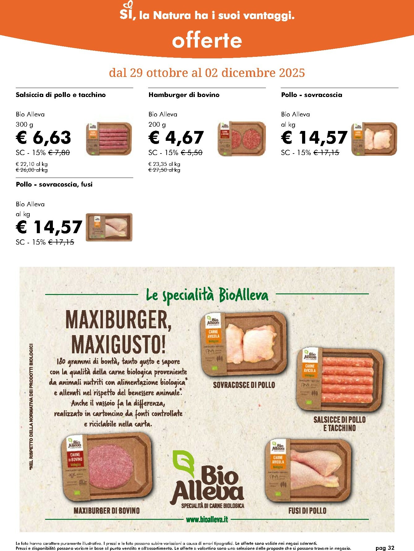 naturasi - Volantino NaturaSì valido dal 29/10 al 02/12 - page: 32