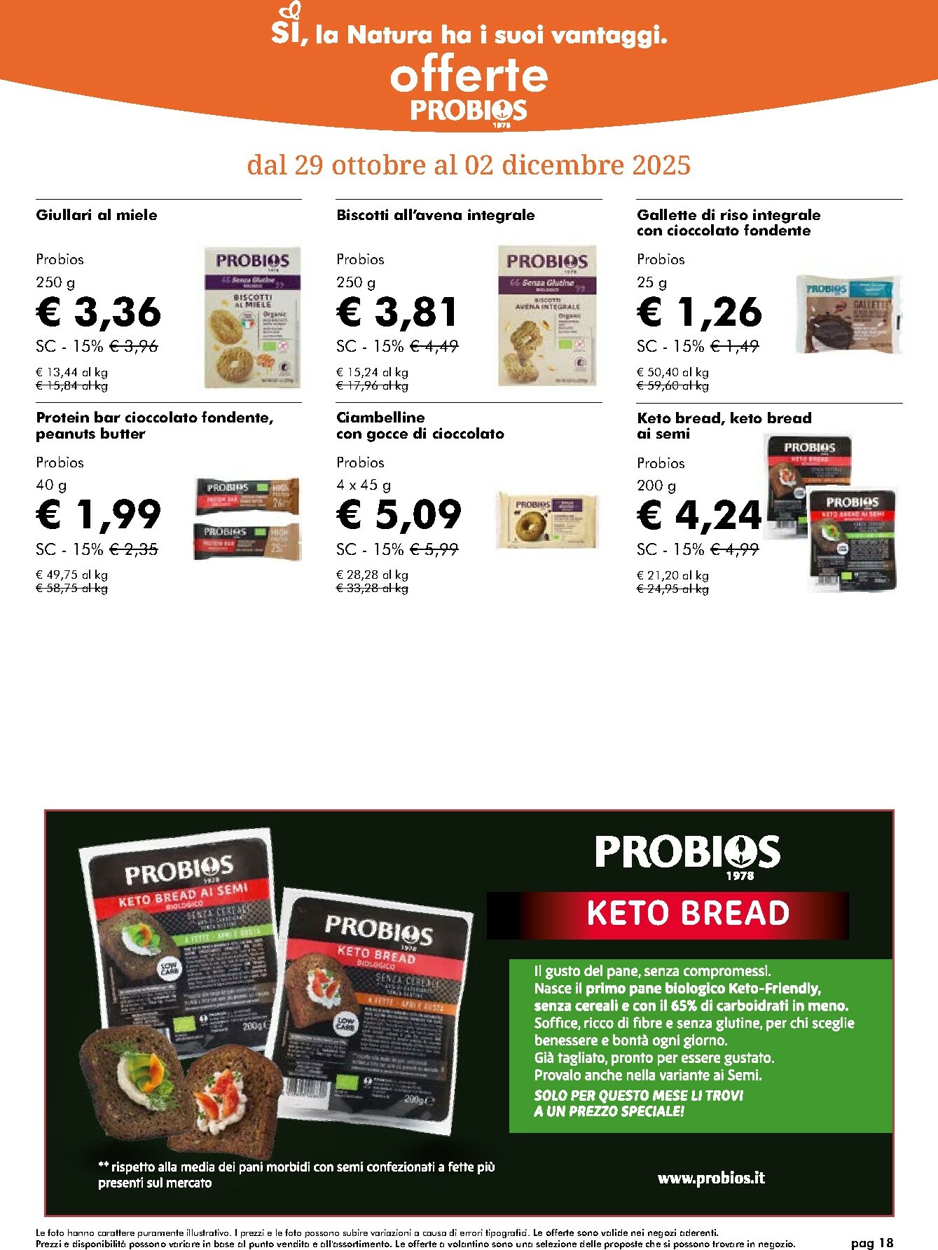 naturasi - Volantino NaturaSì valido dal 29/10 al 02/12 - page: 18