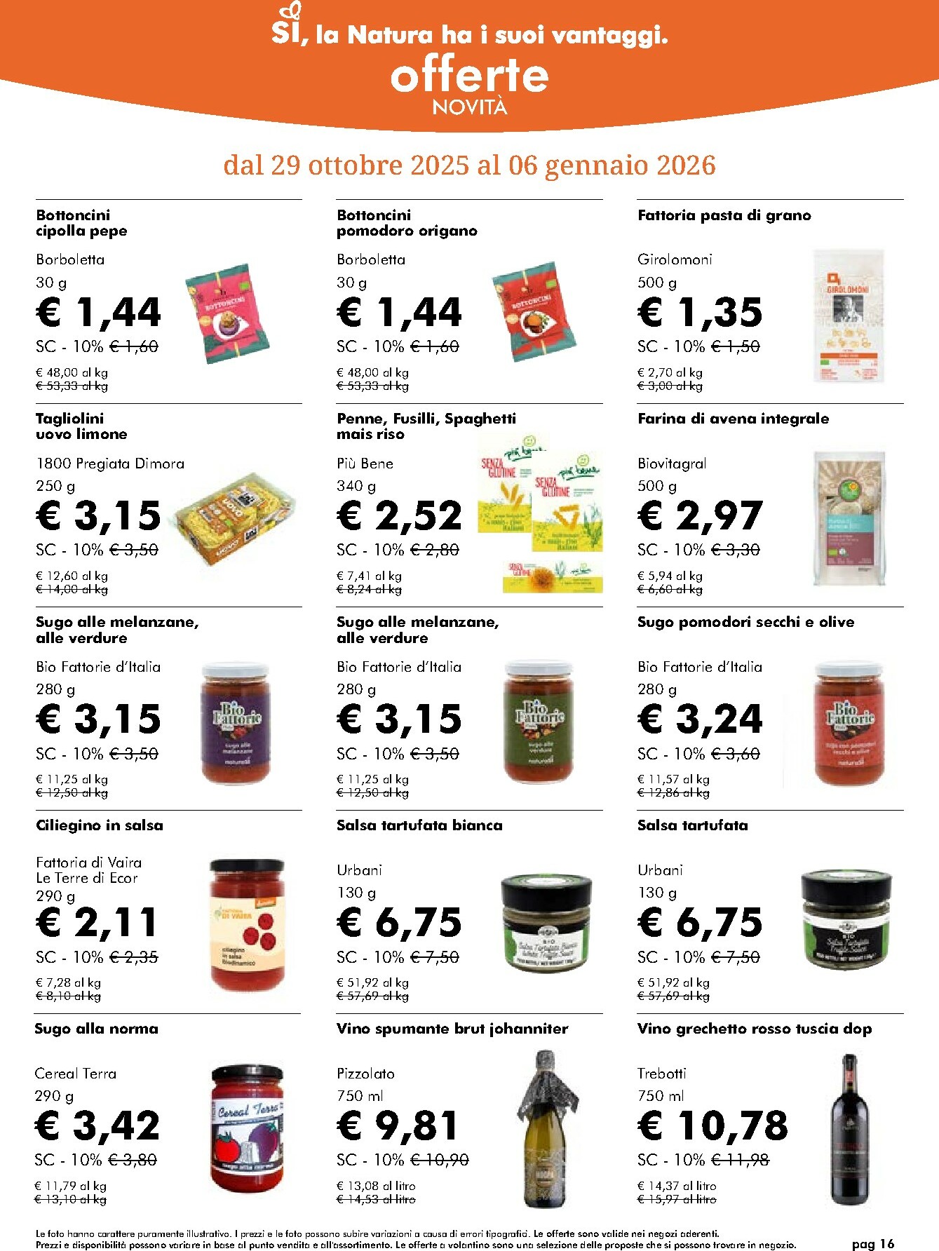 naturasi - Volantino NaturaSì valido dal 29/10 al 02/12 - page: 12