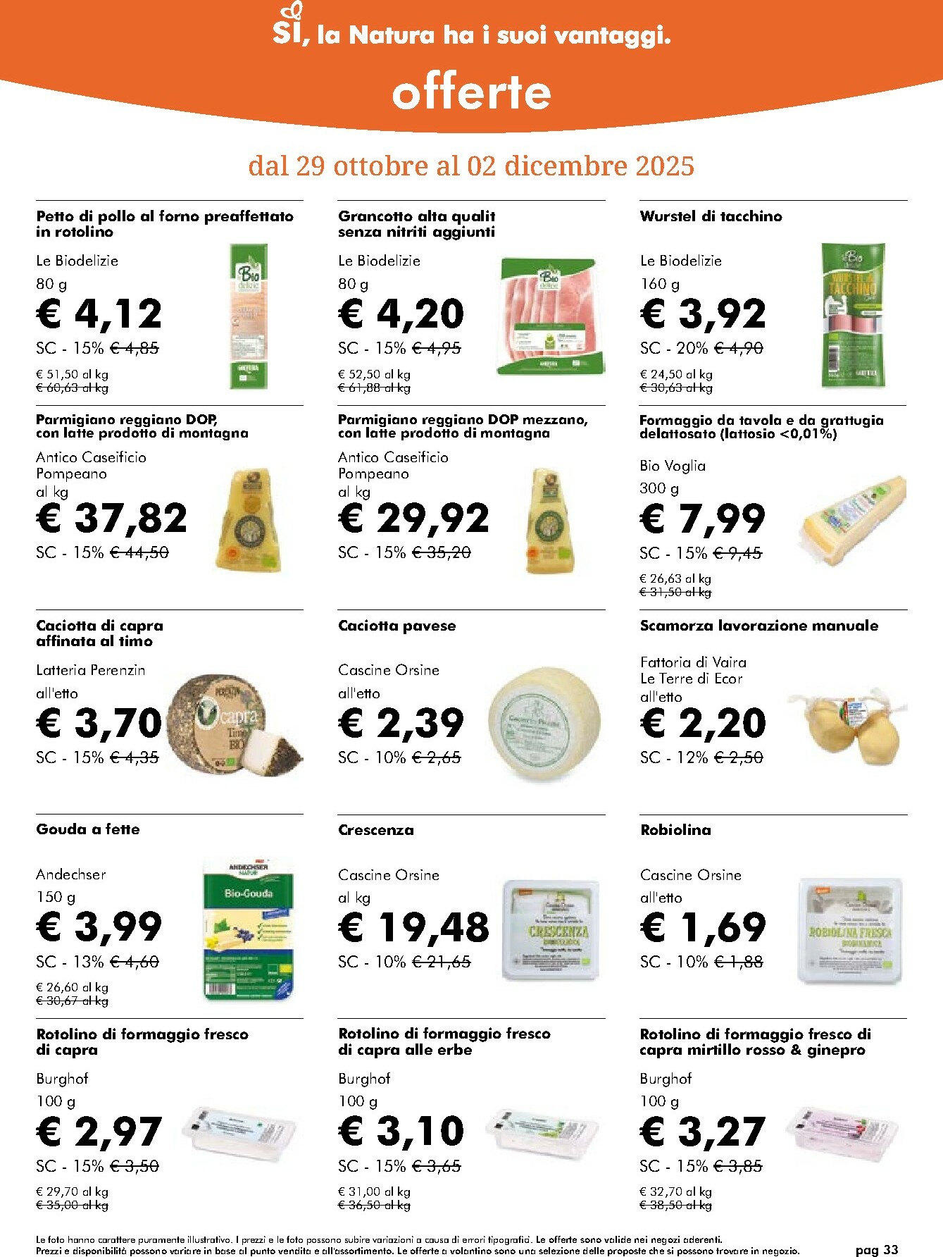 naturasi - Volantino NaturaSì valido dal 29/10 al 02/12 - page: 33