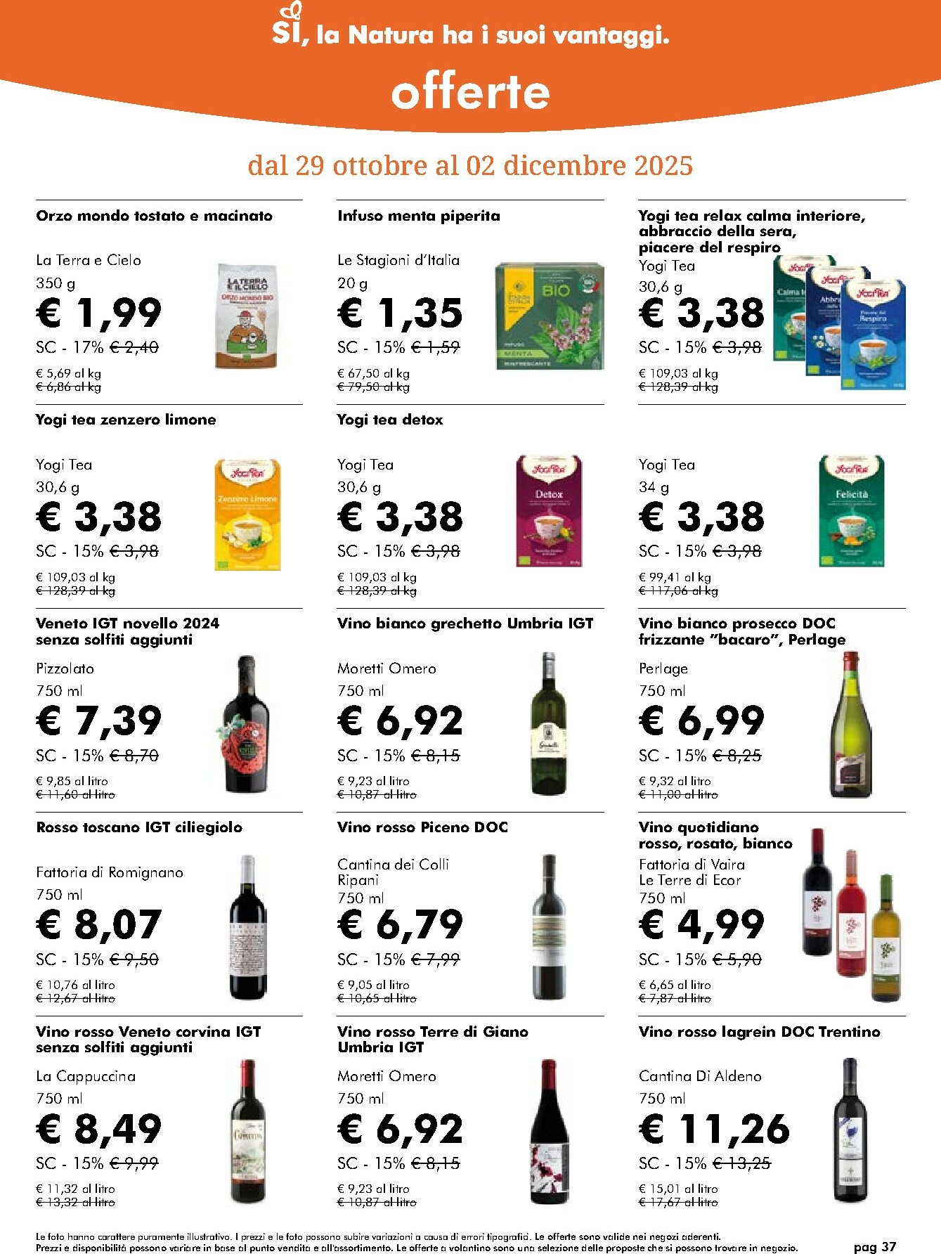 naturasi - Volantino NaturaSì valido dal 29/10 al 02/12 - page: 37