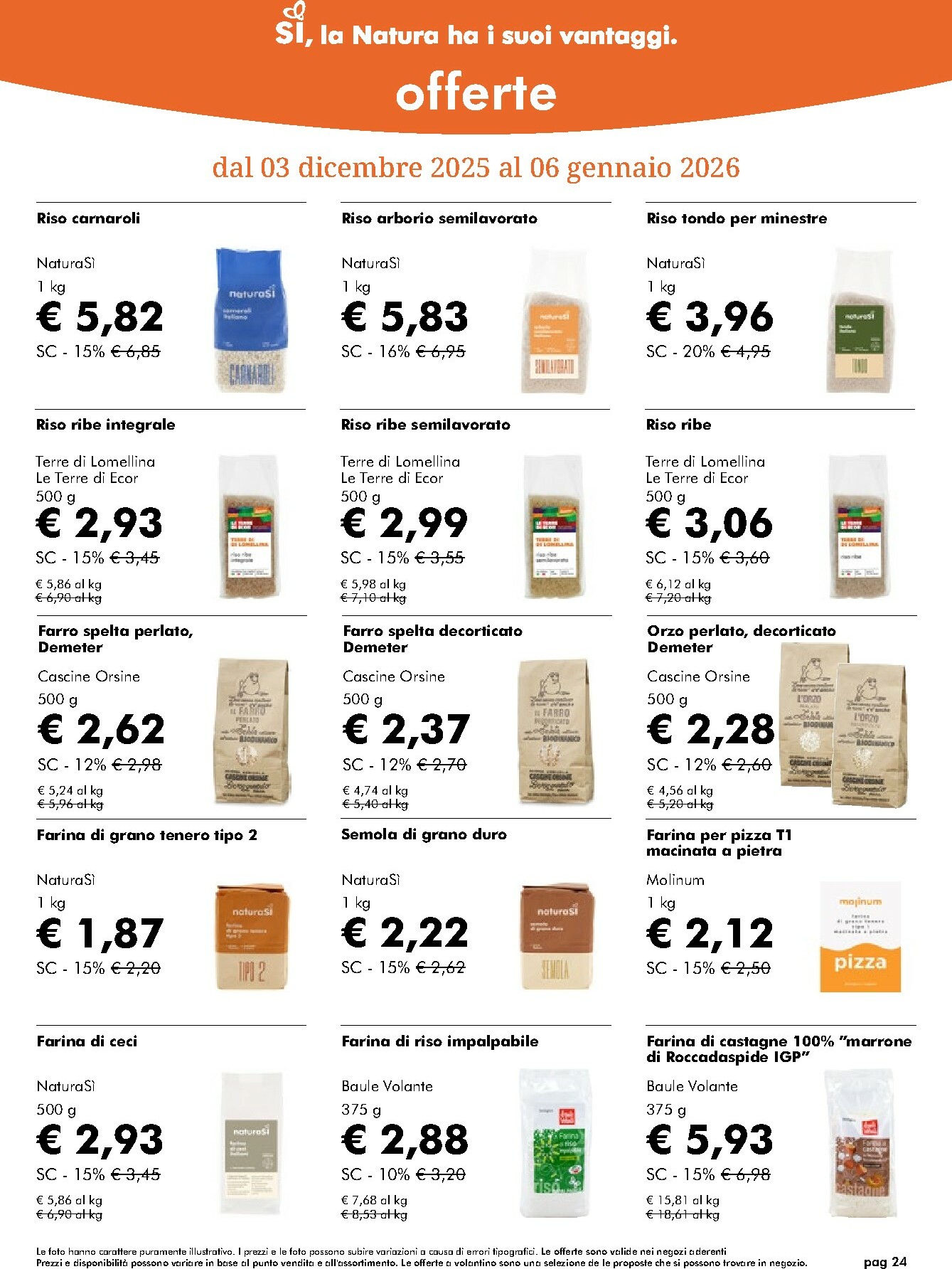 naturasi - Volantino NaturaSì valido dal 03/12 al 07/01 - page: 24